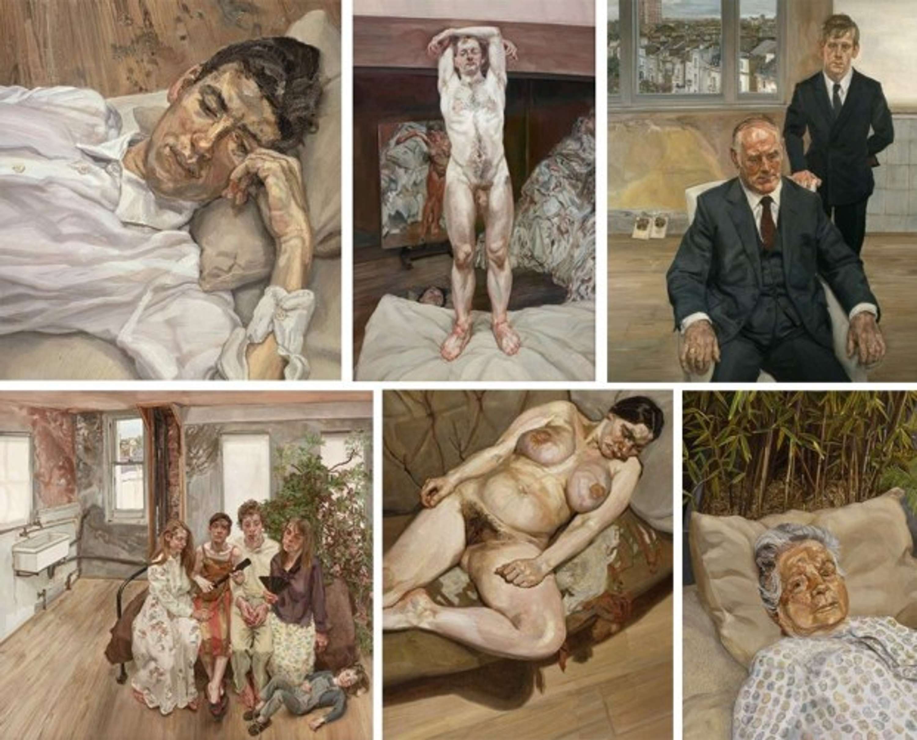 Lucian Freud’s Work Through the Decades by Bridgeman Images