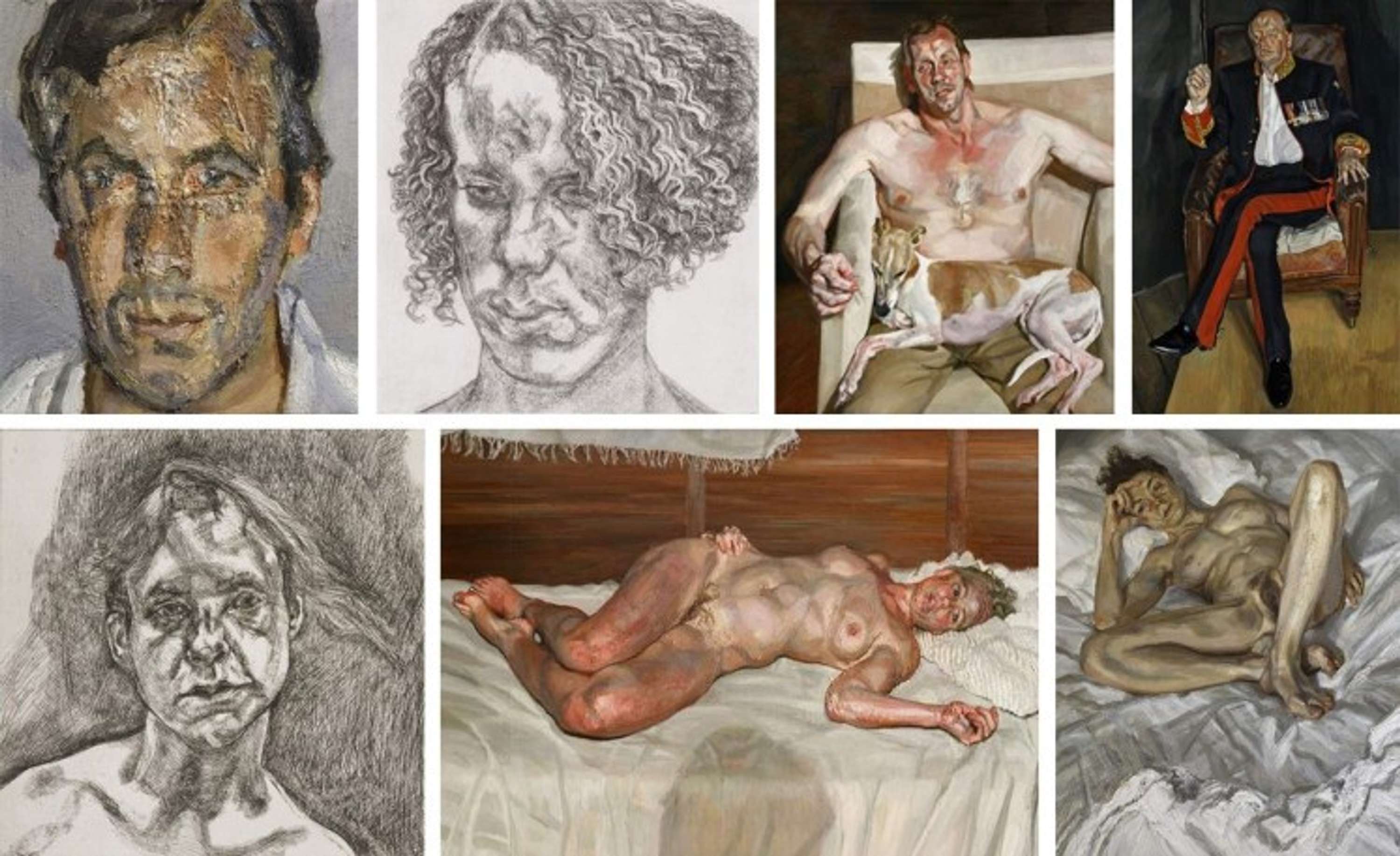 Lucian Freud’s Work Through the Decades by Bridgeman Images