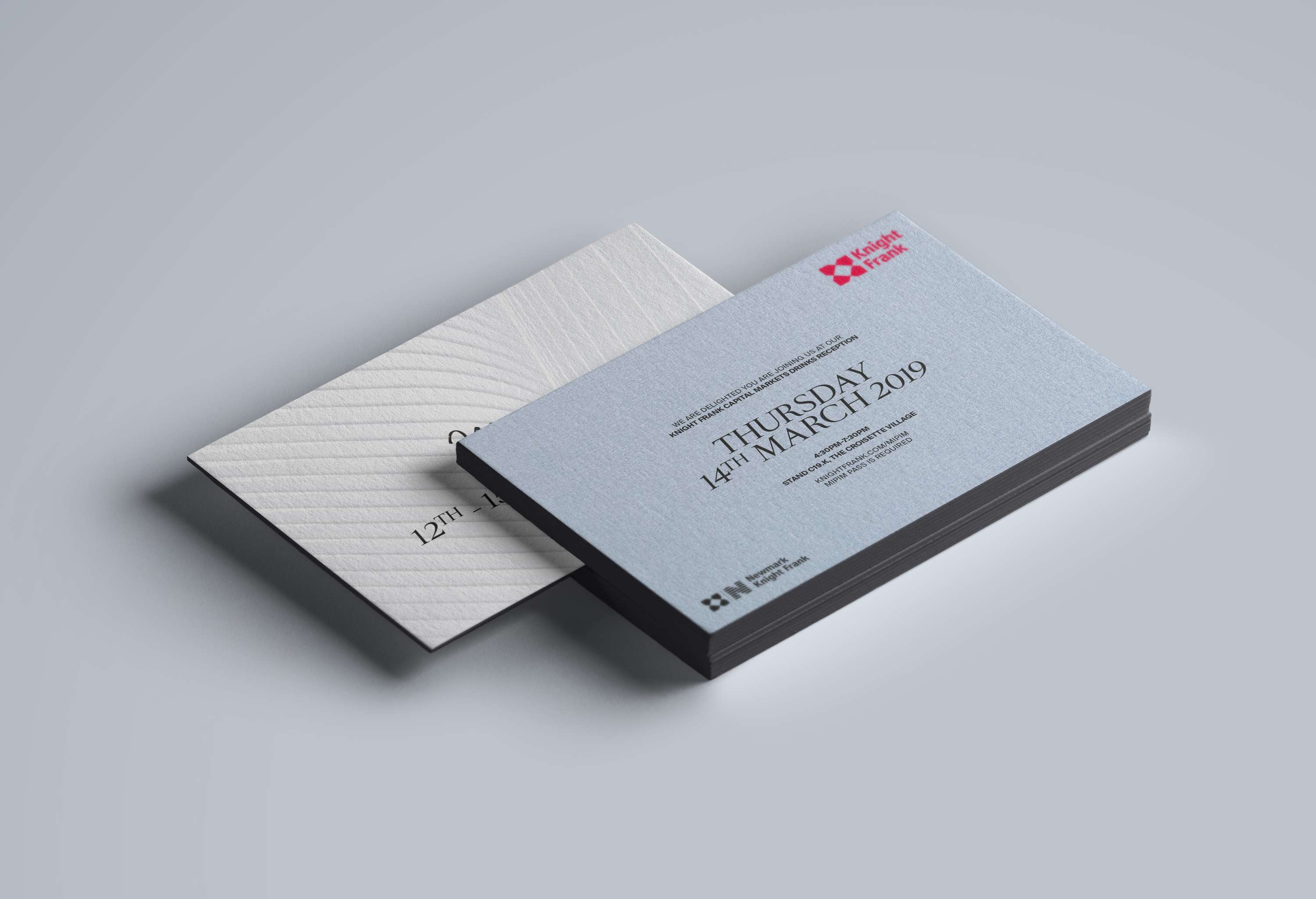 Knight Frank, Invite Design by Ola Moore