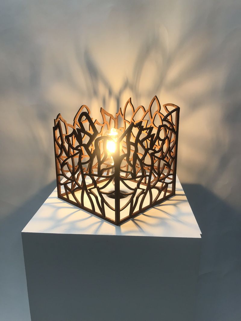 Nature Inspired Lamp shade by Lucinda Cope