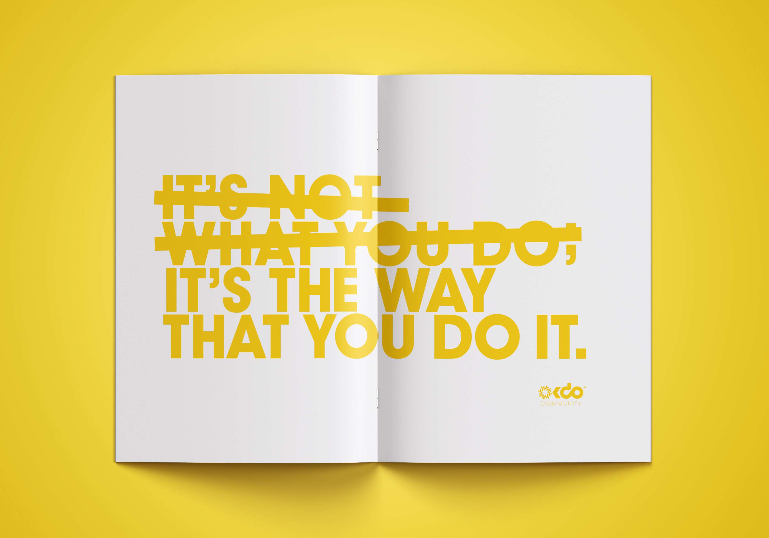 Okdo typography by Tim Shrimpton
