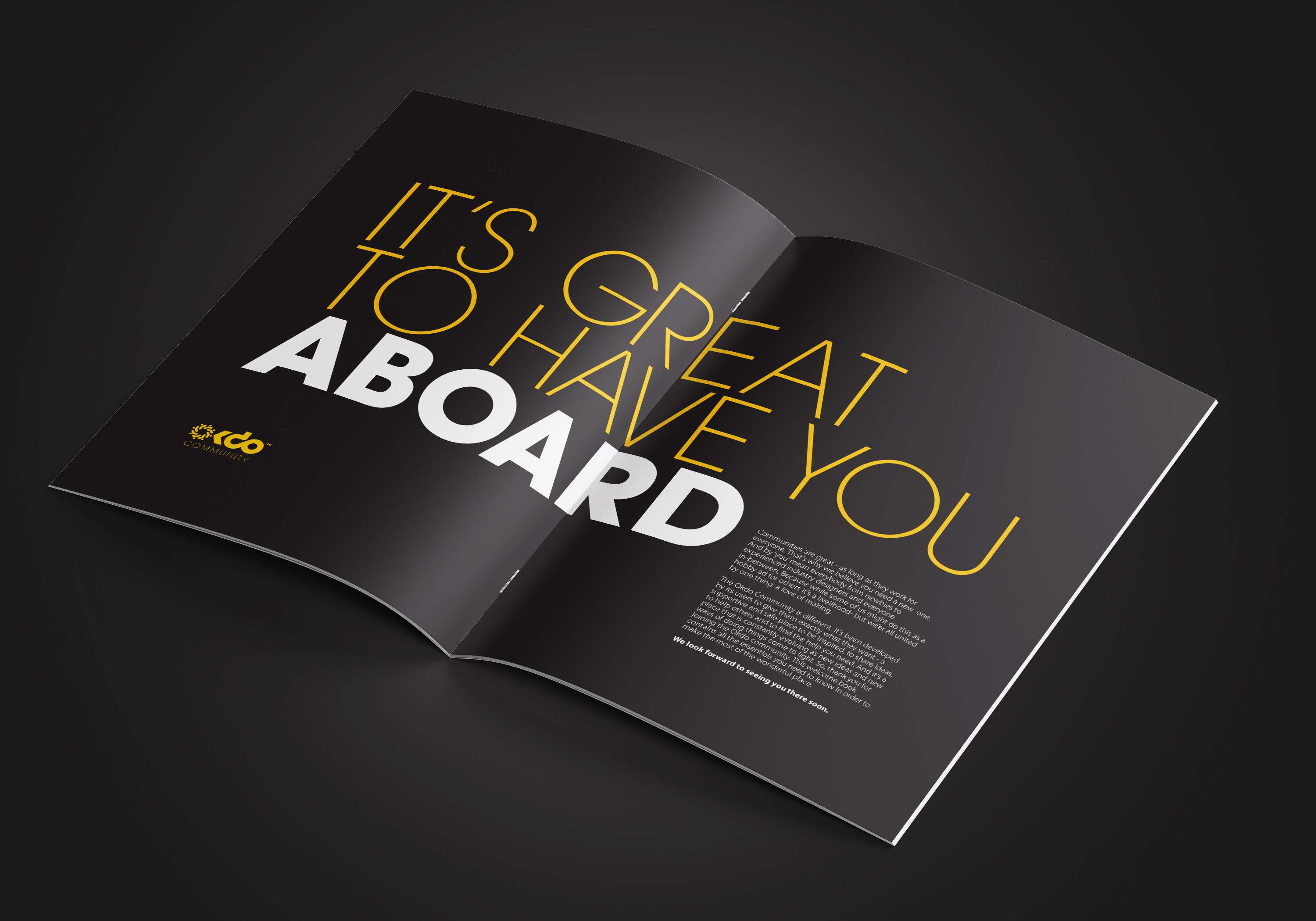Okdo typography by Tim Shrimpton