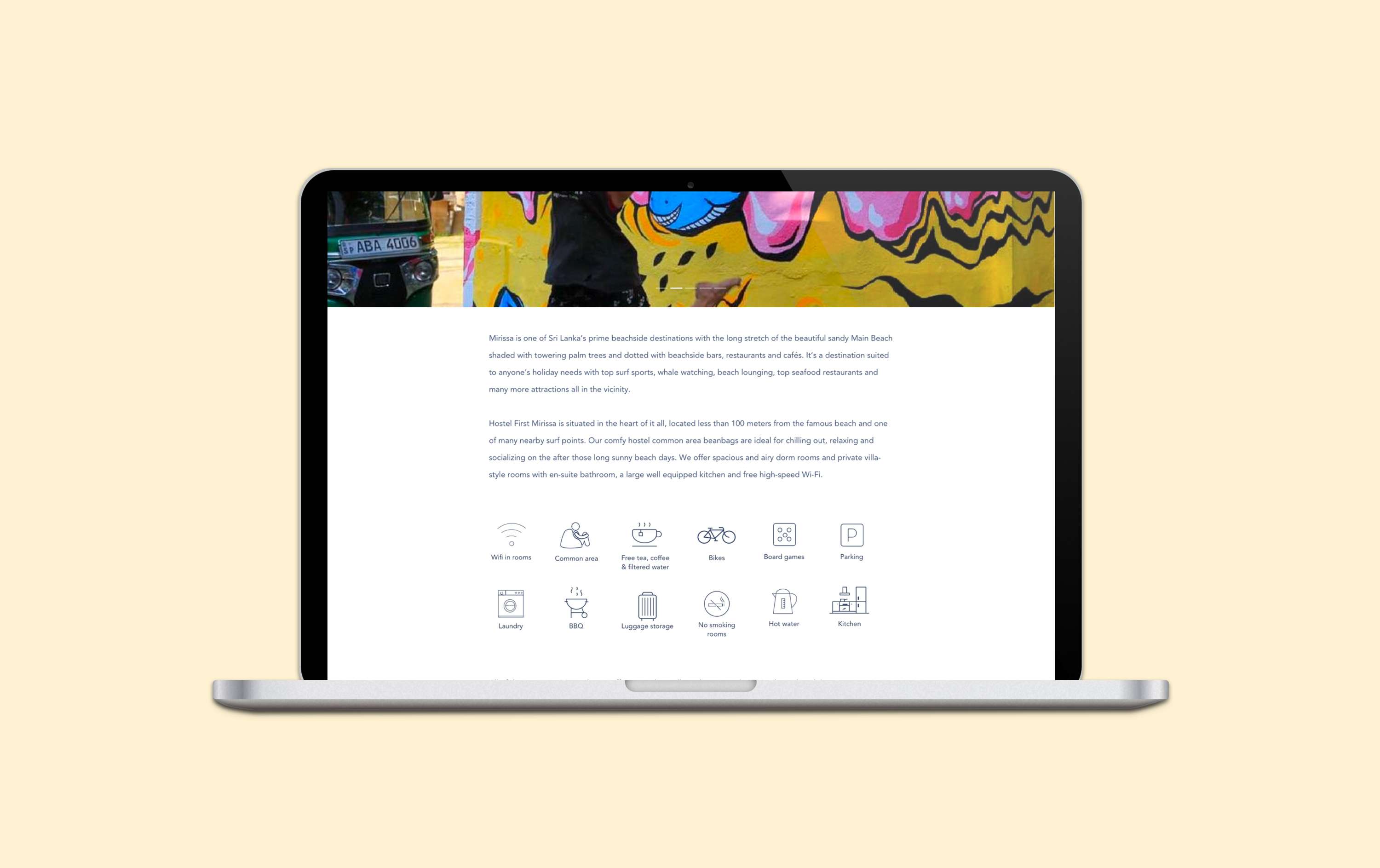Hostel First Website Redesign by Hayley Smeulders