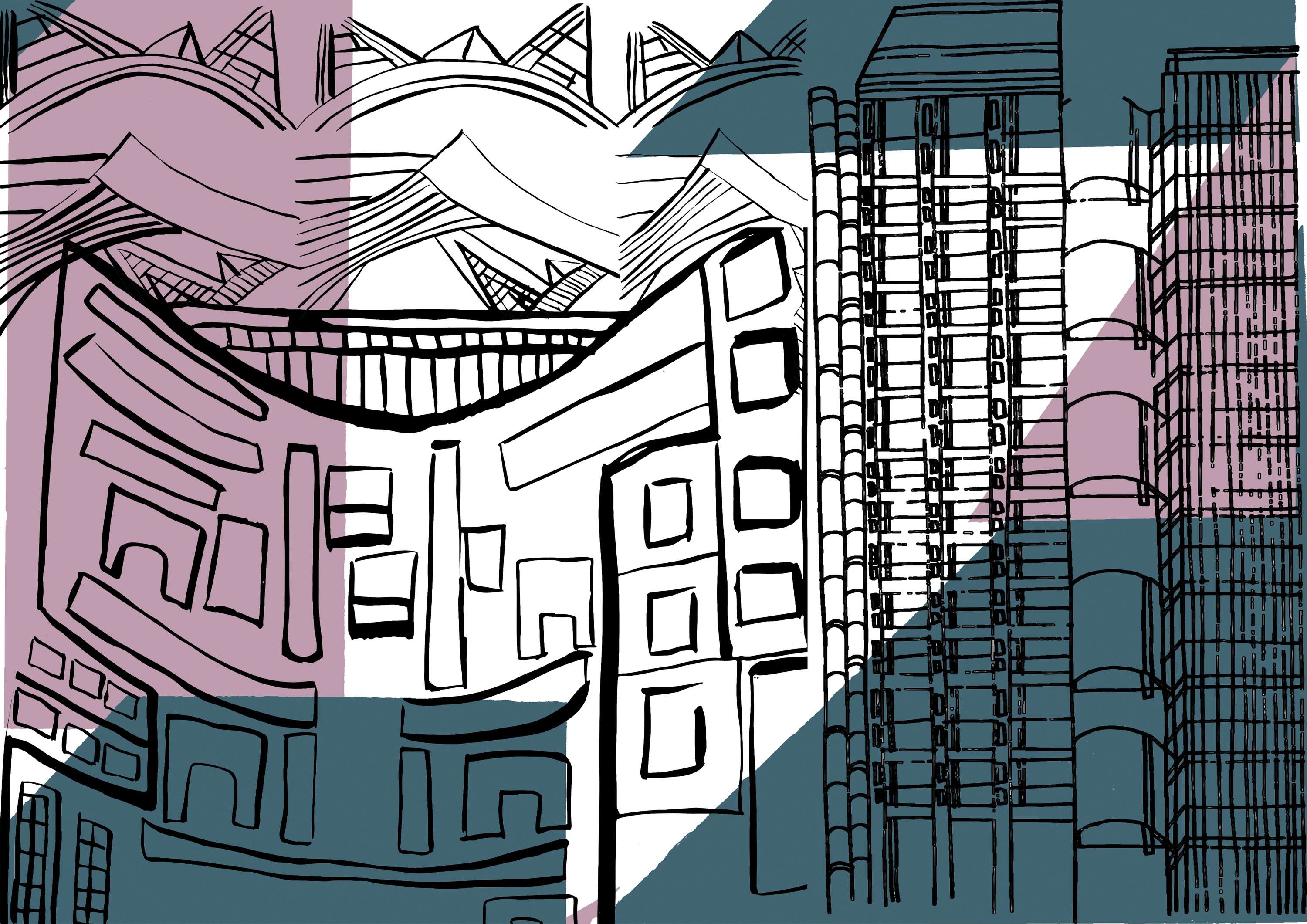 FMP-Final Major Project: Using ideas of Bauhaus and Minimalism, inspired by architecture by Kamile Balciunaite