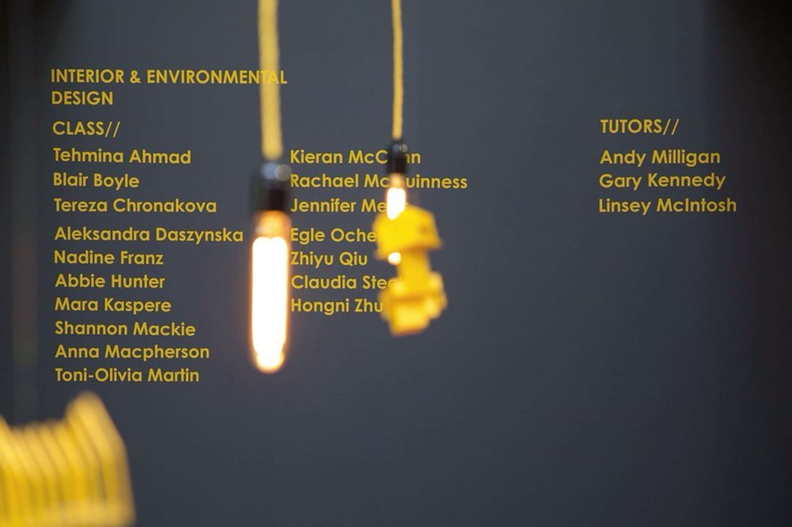 DJCAD Interior Environmental Design Degree Show 2019 by BLAIR BOYLE