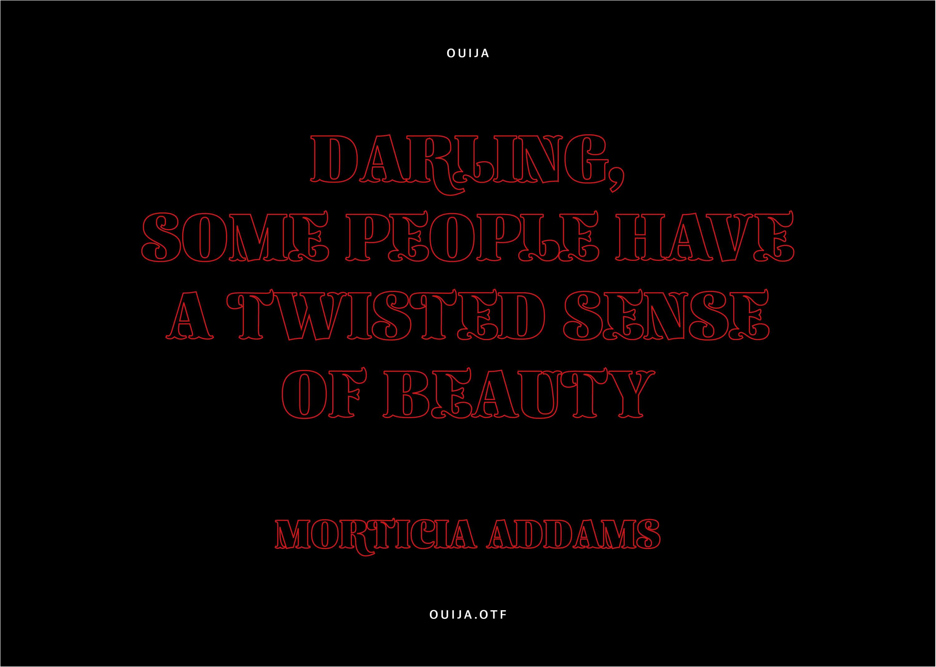 Ouija.otf by Bella Schilling