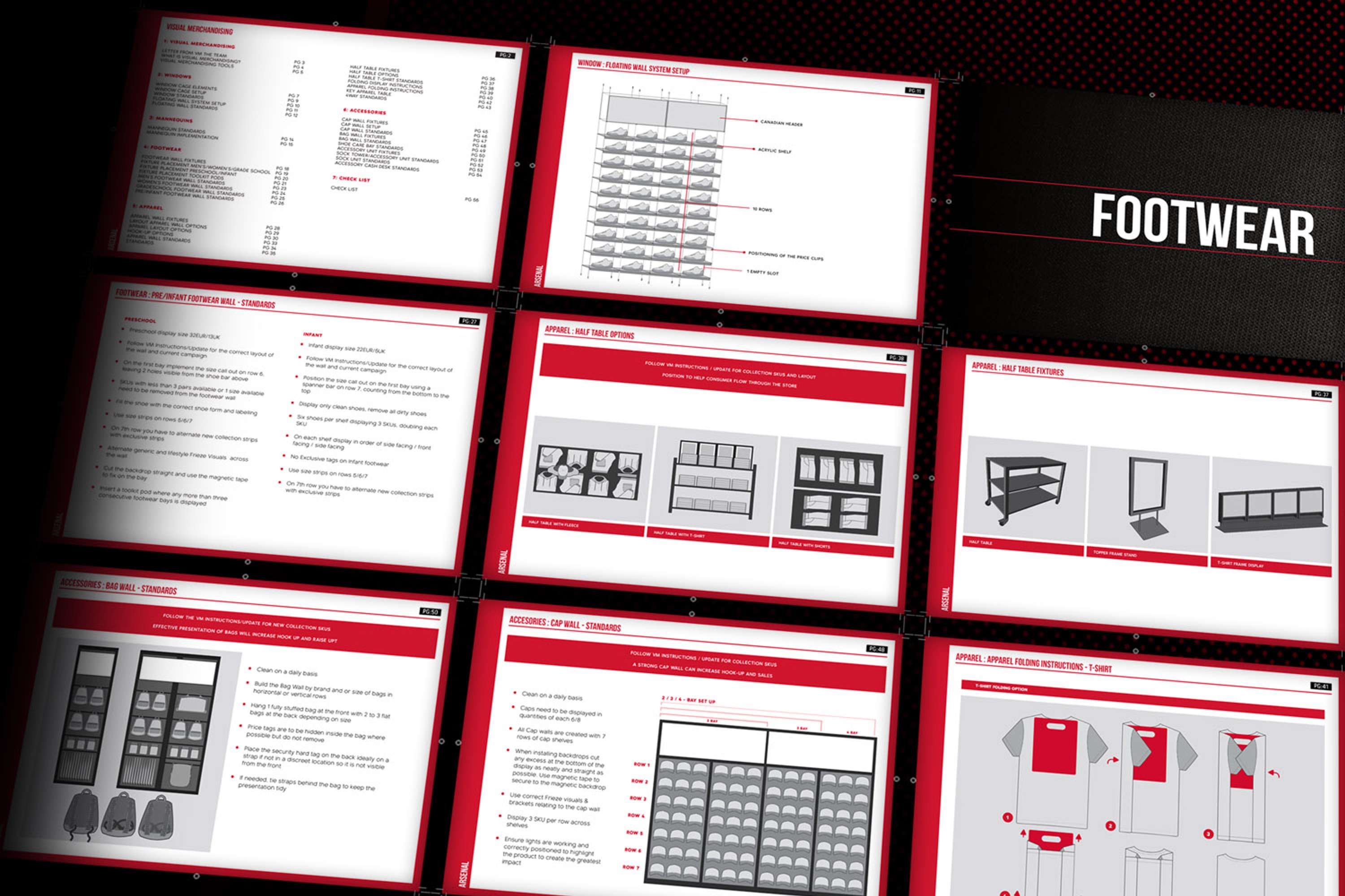 Footlocker Visual Merchandising guide by jamie reid
