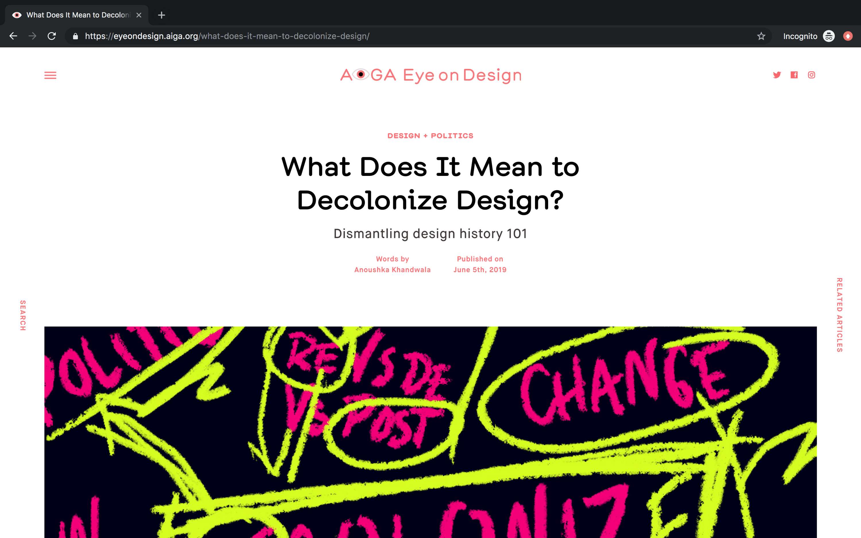 Decolonising Design by Anoushka Khandwala