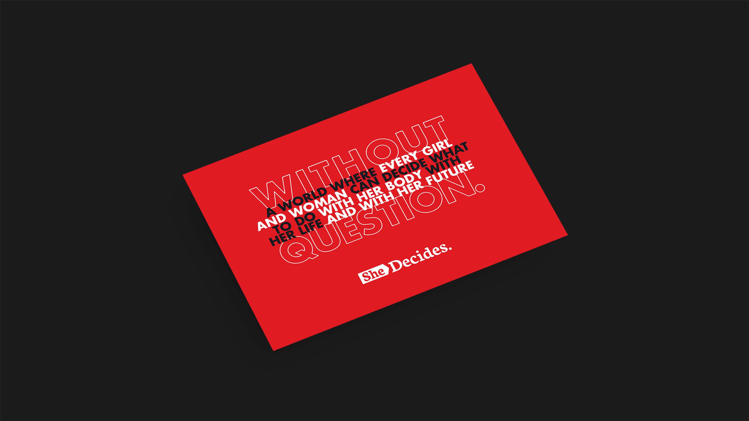 SheDecides. by Siân Louise Spicer