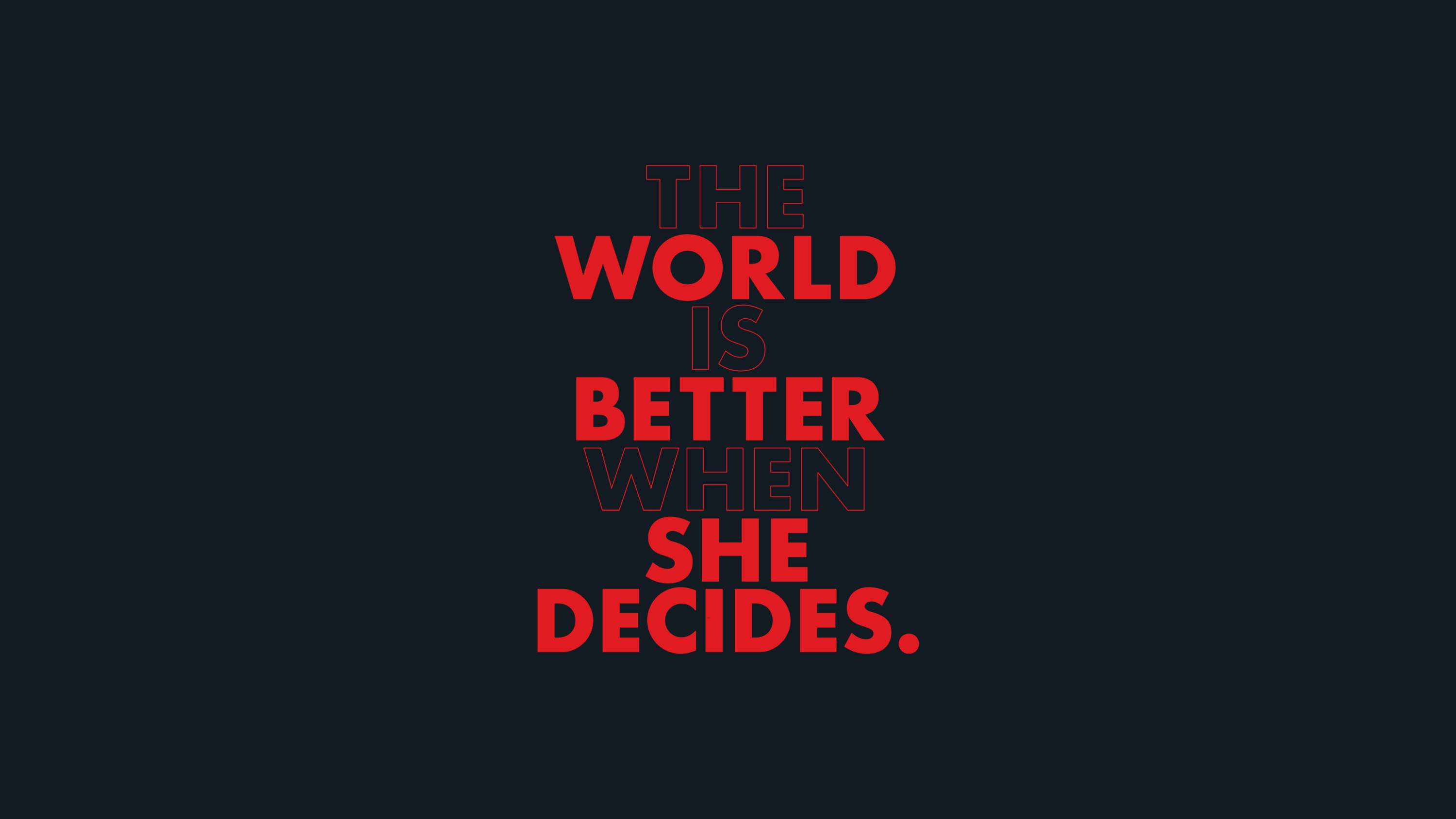 SheDecides. by Siân Louise Spicer