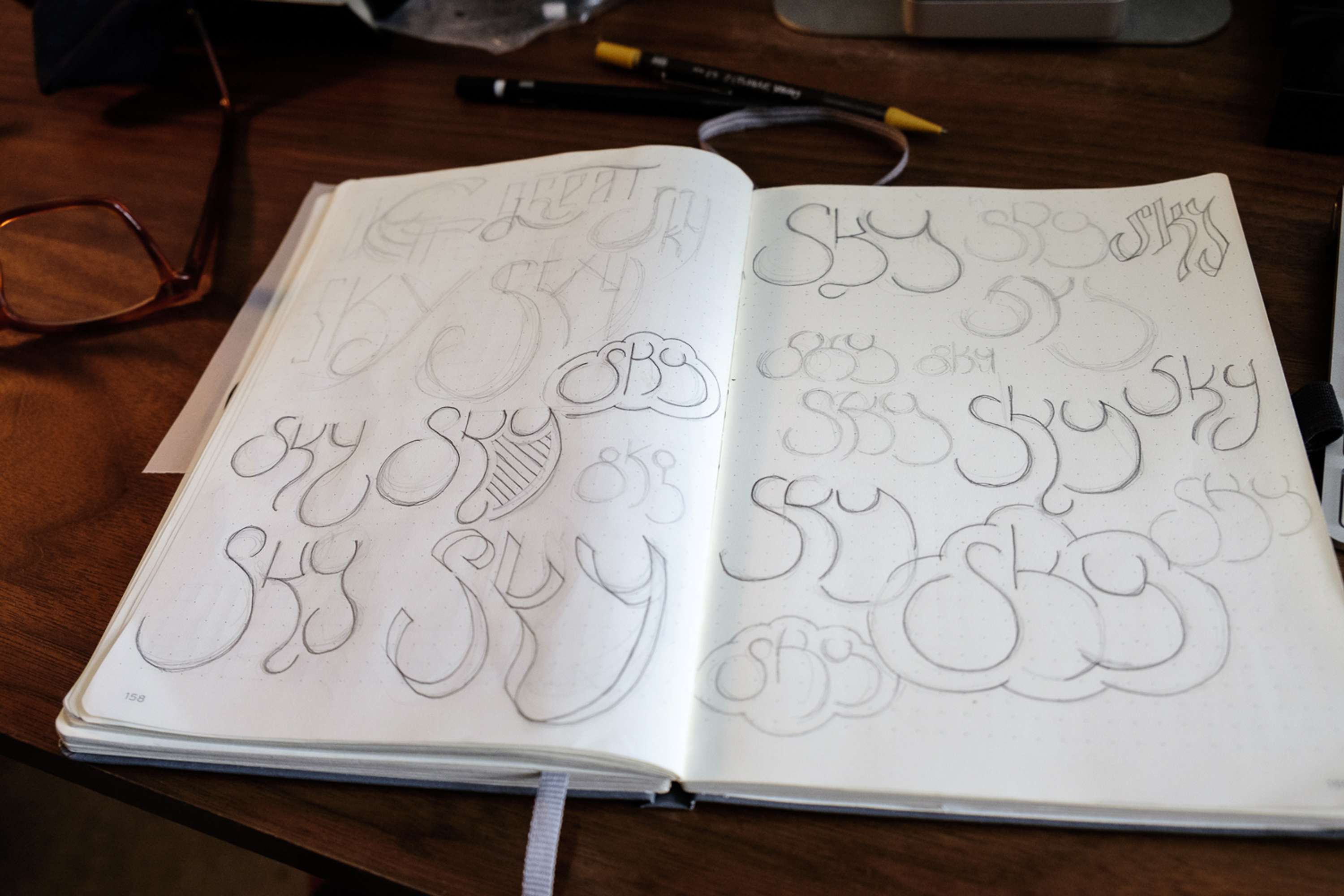 Sketchbook Type Play by David Jackson