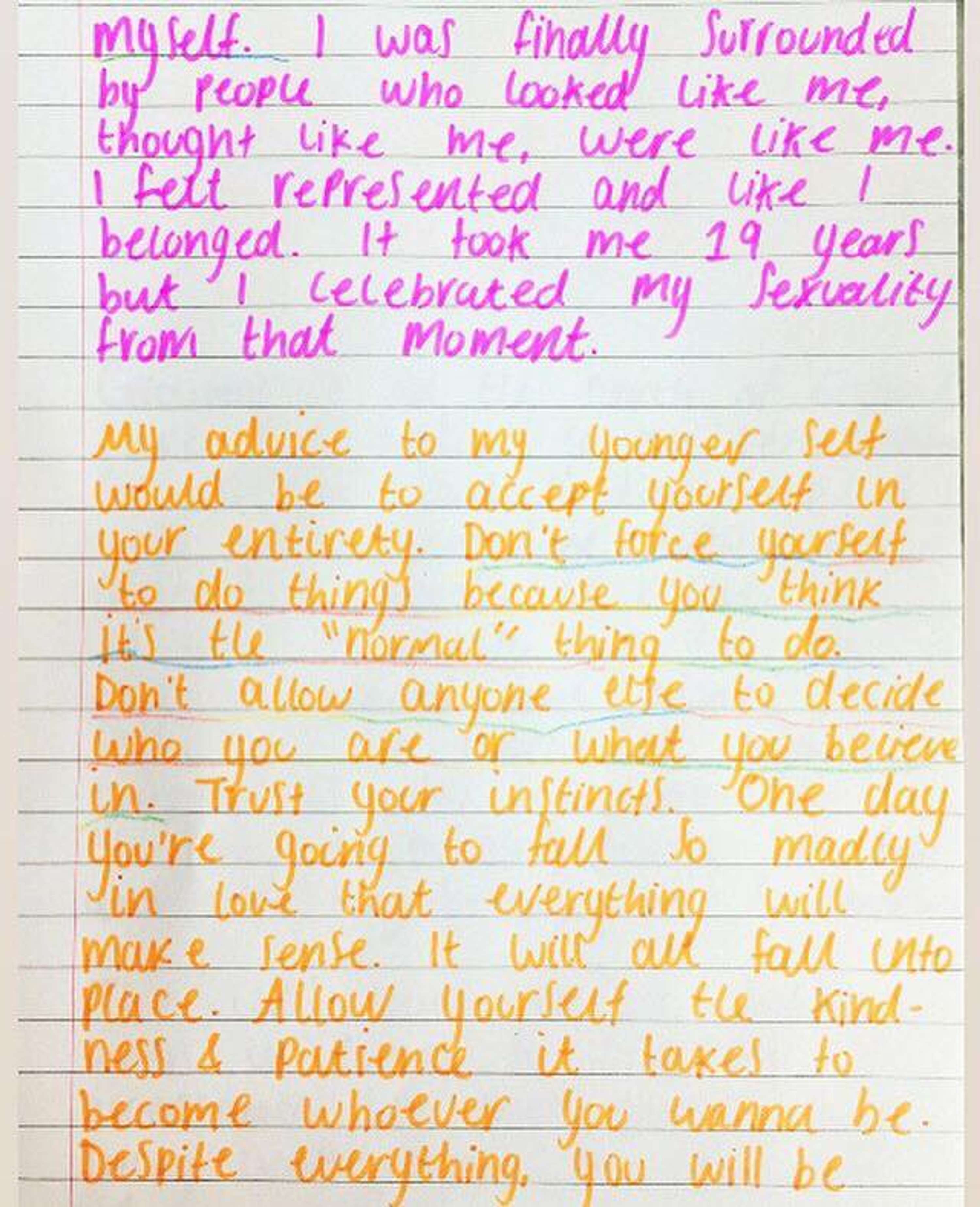 Queer Letters Project by Rachelle Cox