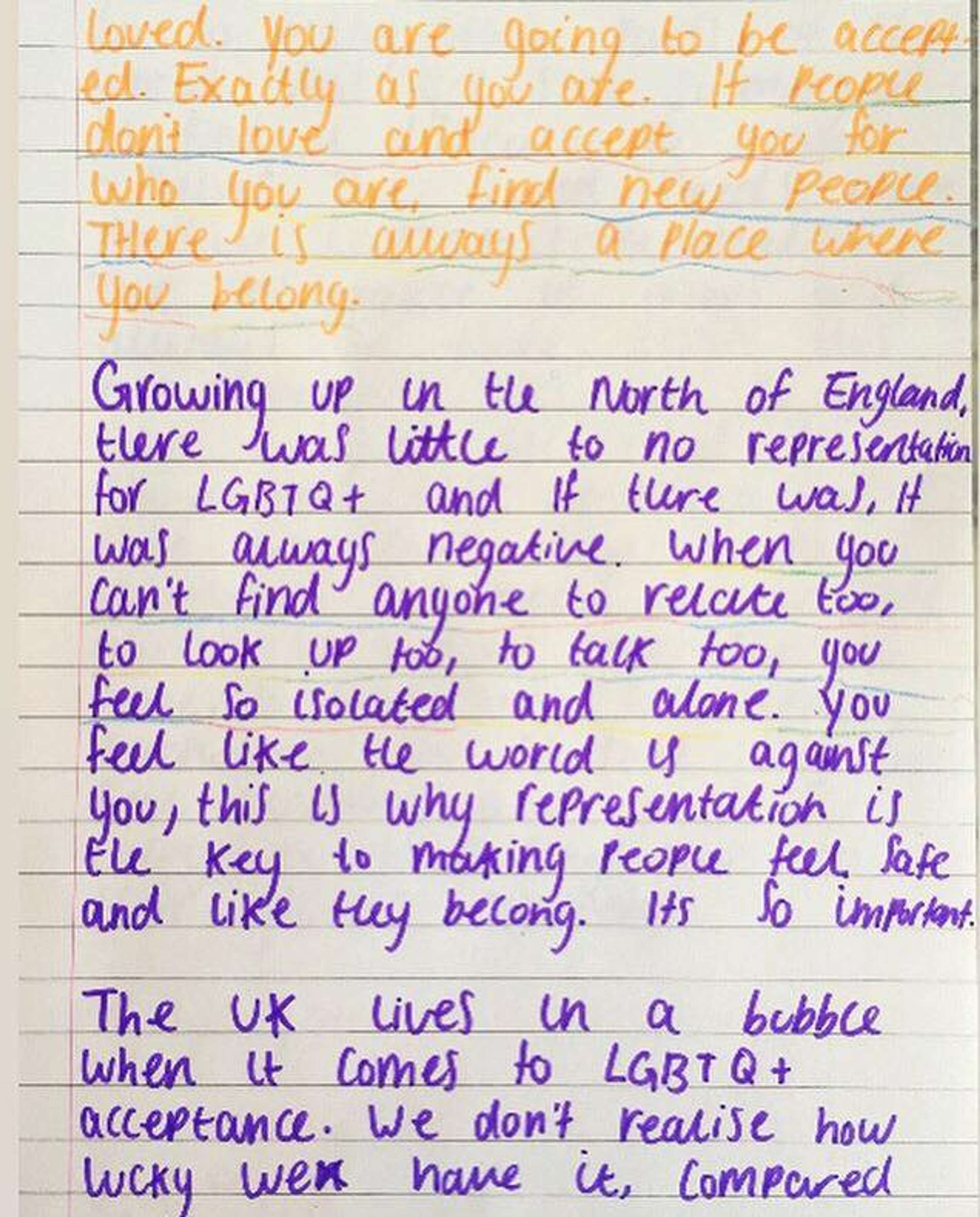 Queer Letters Project by Rachelle Cox