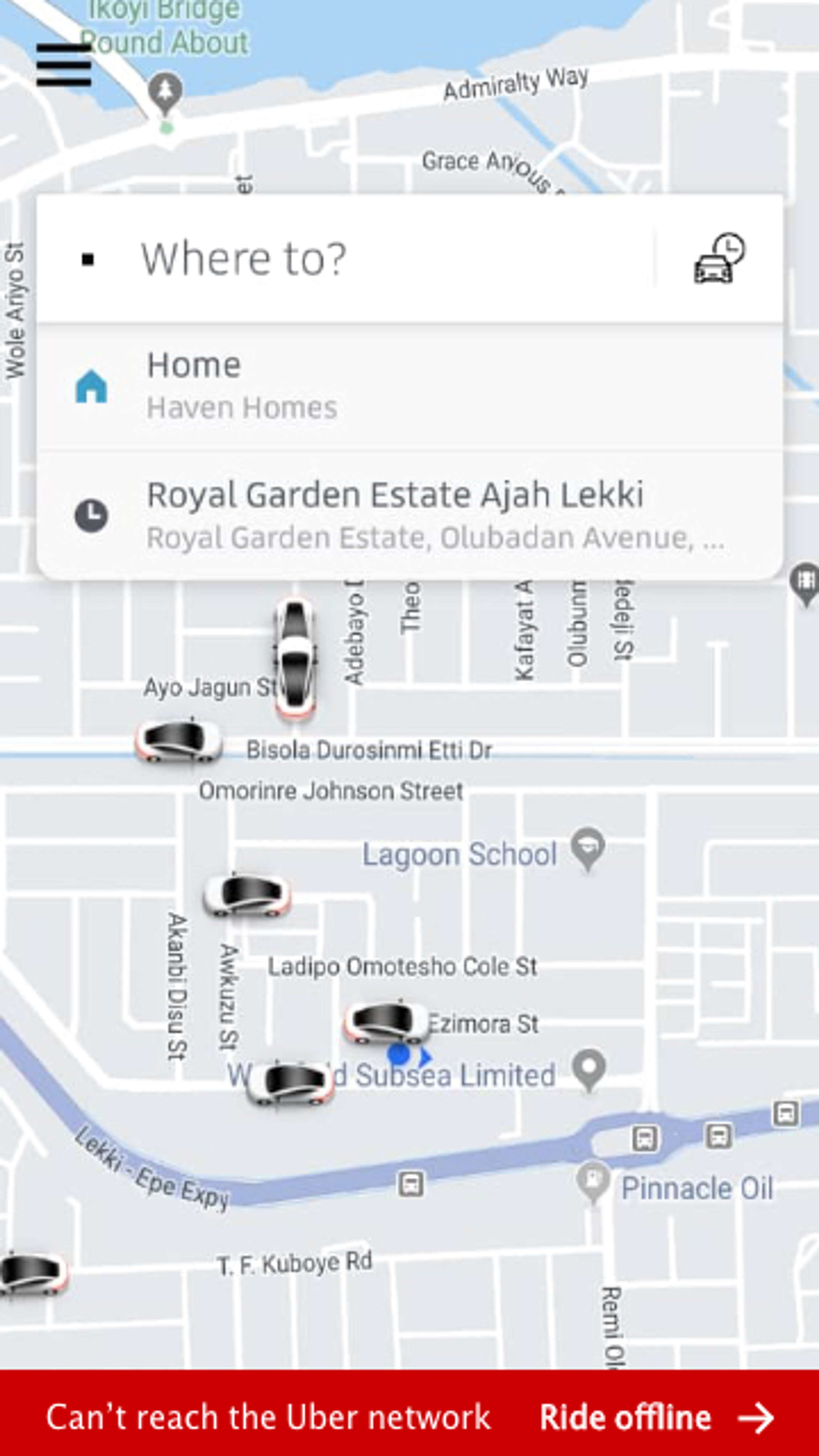 Uber Offline Concept by Adoga Jeffery
