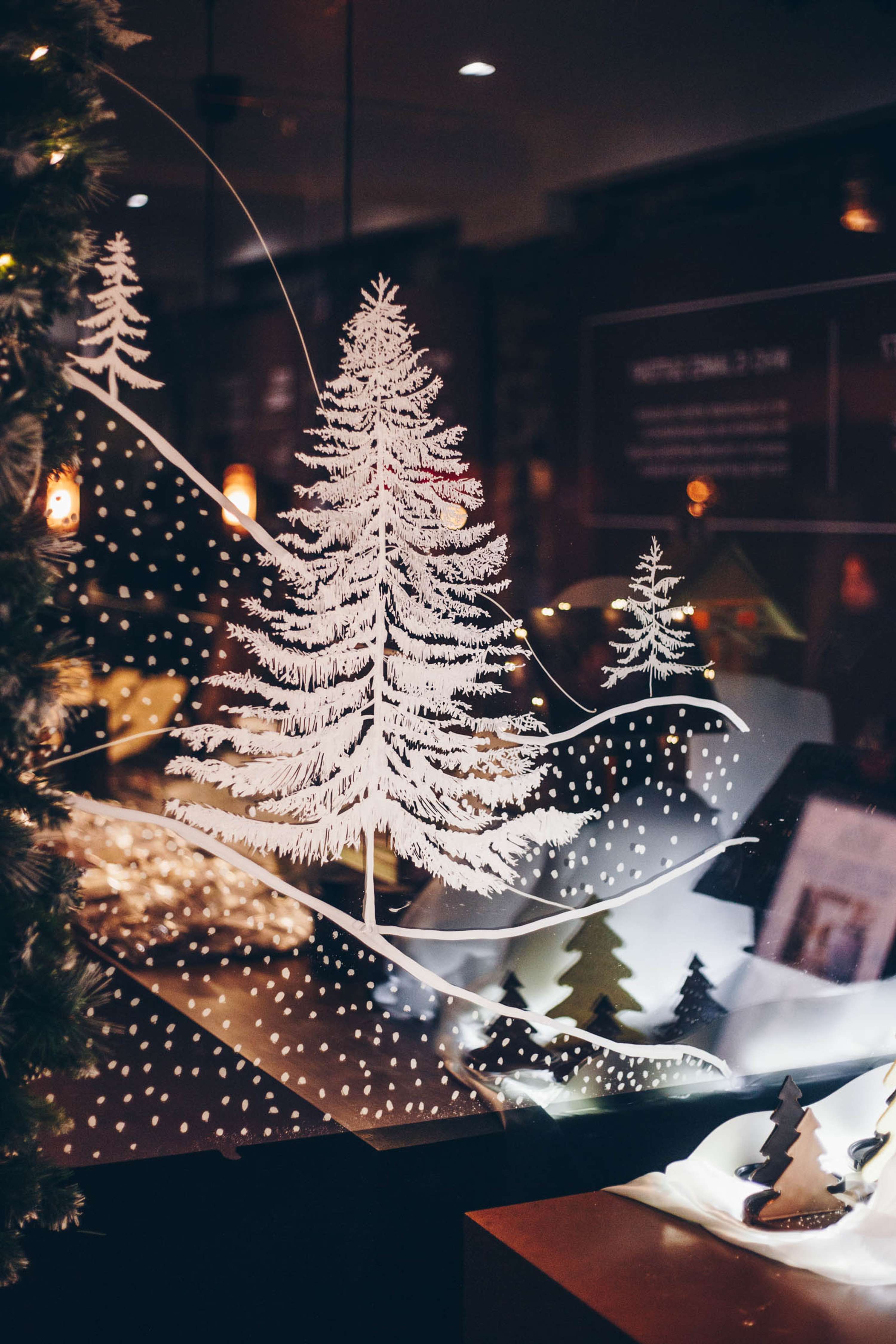 Be Chocolate Christmas Window Display by Esme Callaghan