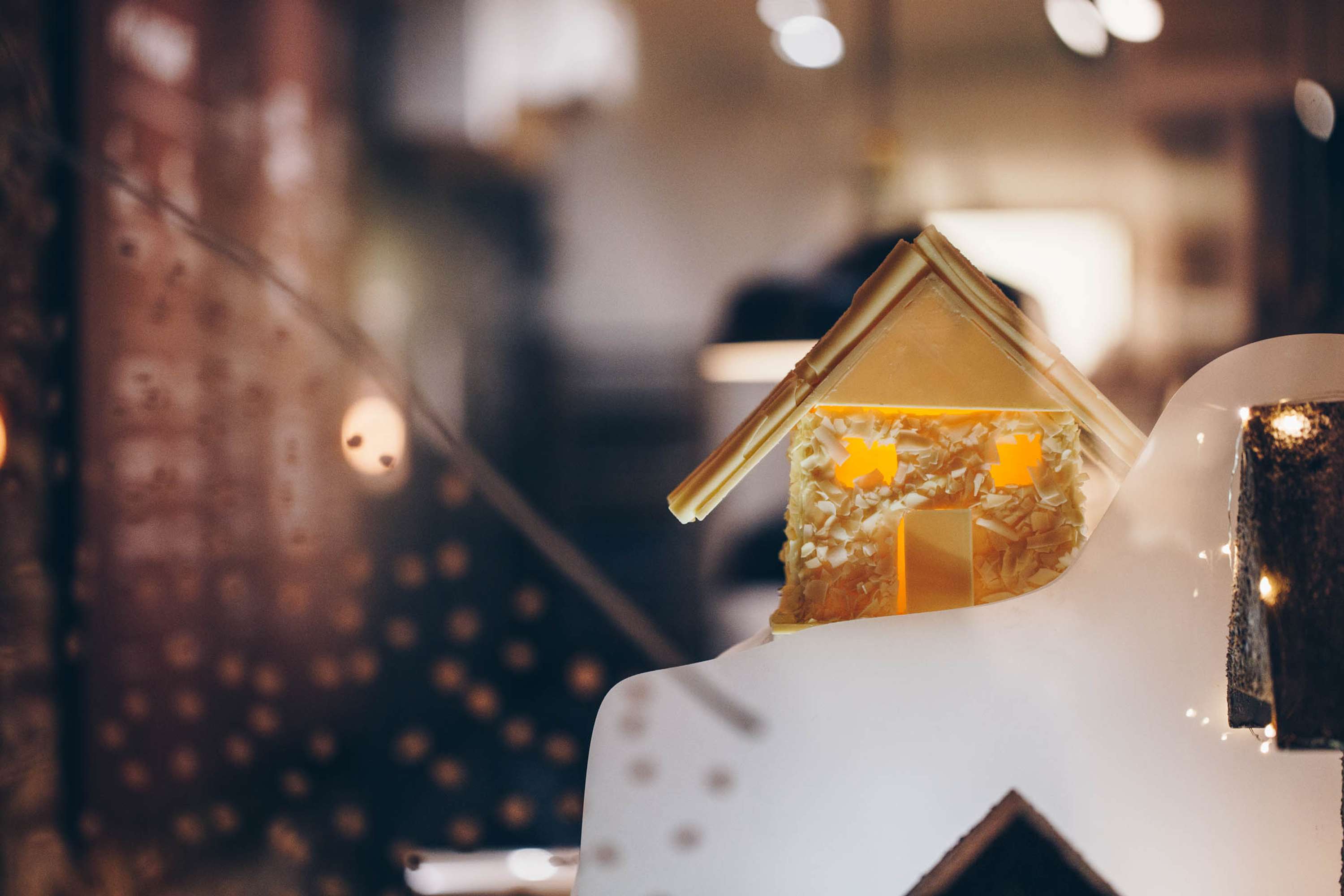 Be Chocolate Christmas Window Display by Esme Callaghan
