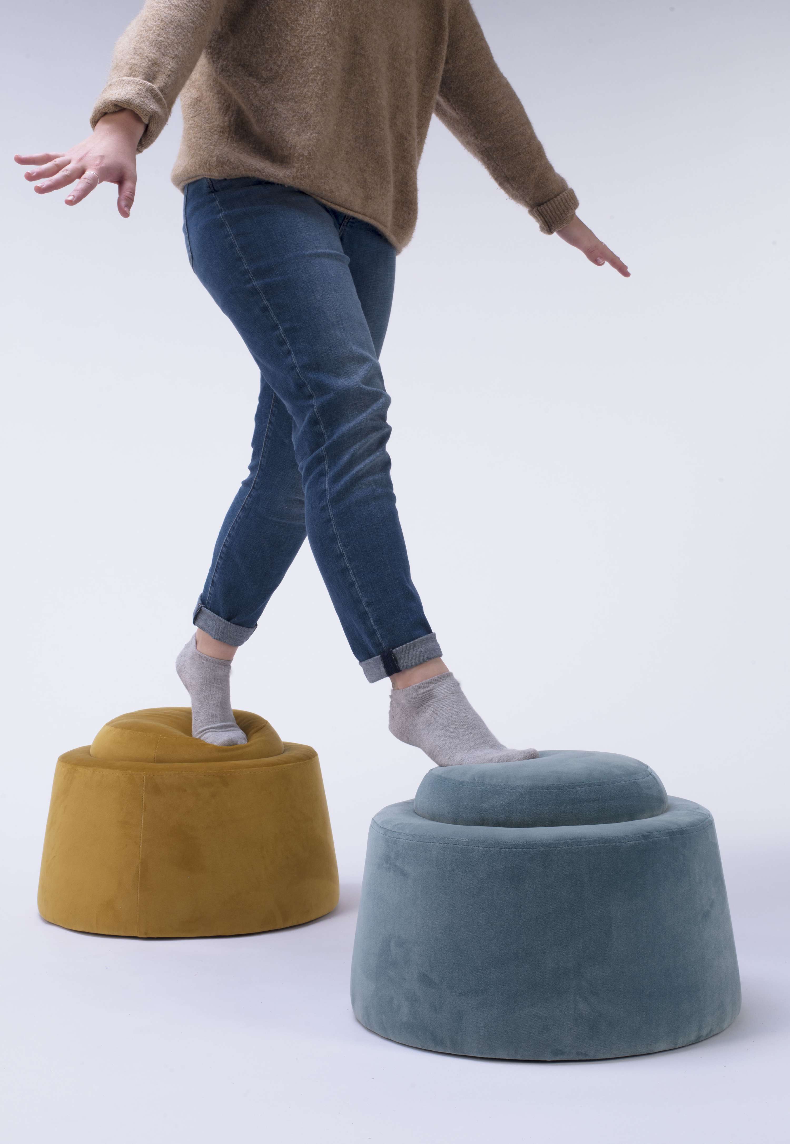 Stack-it Pouffe by Natalie (Shiu Ling) Yung