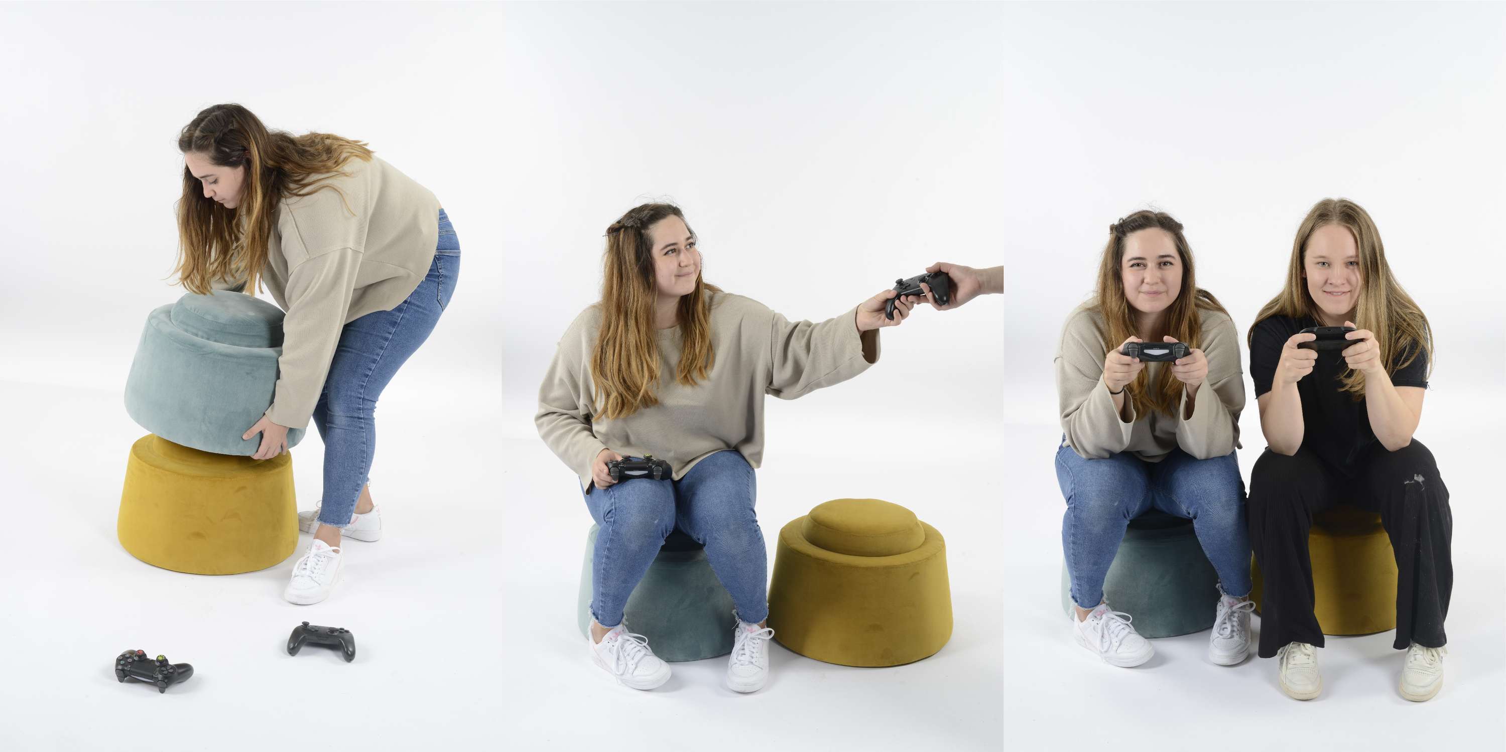 Stack-it Pouffe by Natalie (Shiu Ling) Yung