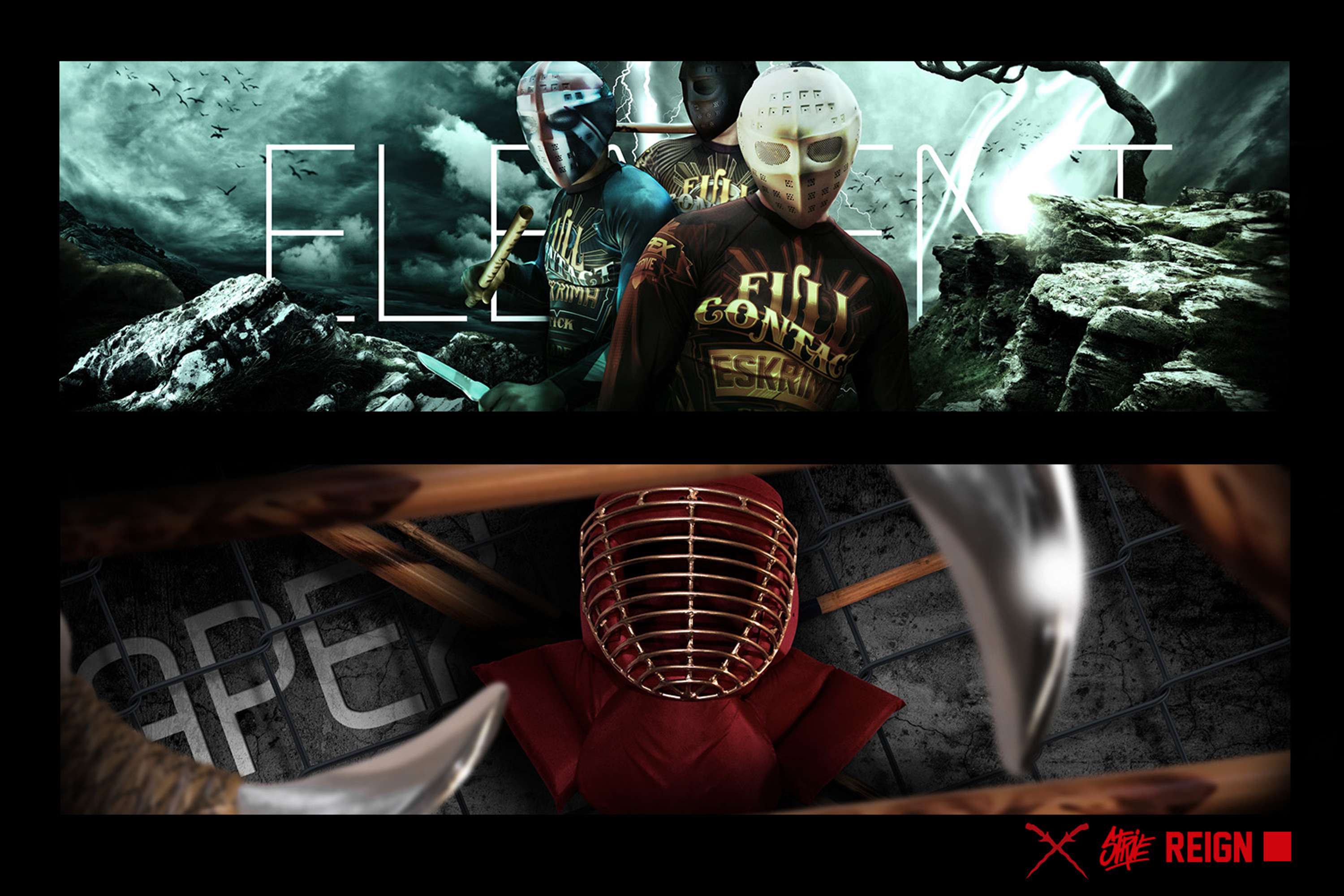 Apex rebrand and Element apparel creation by jamie reid