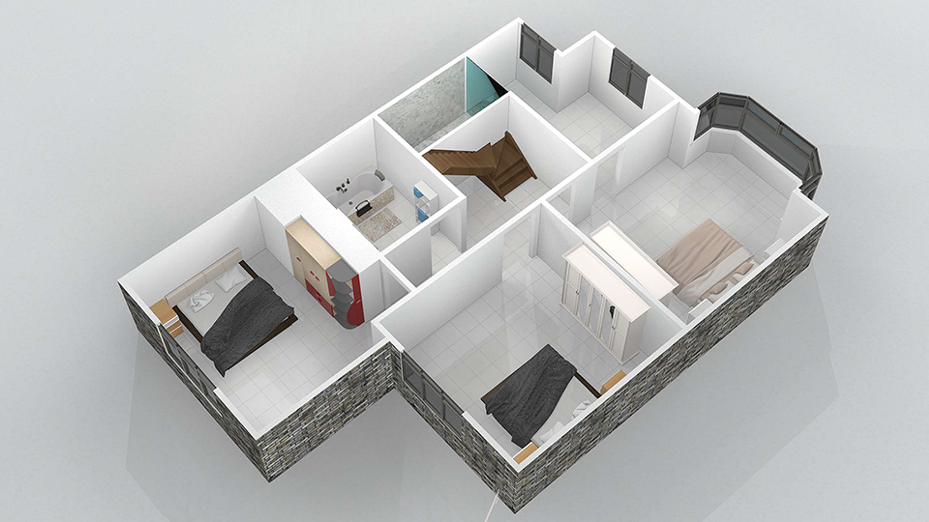 Property 3D Visualisation by Bassthoo De Vidoley