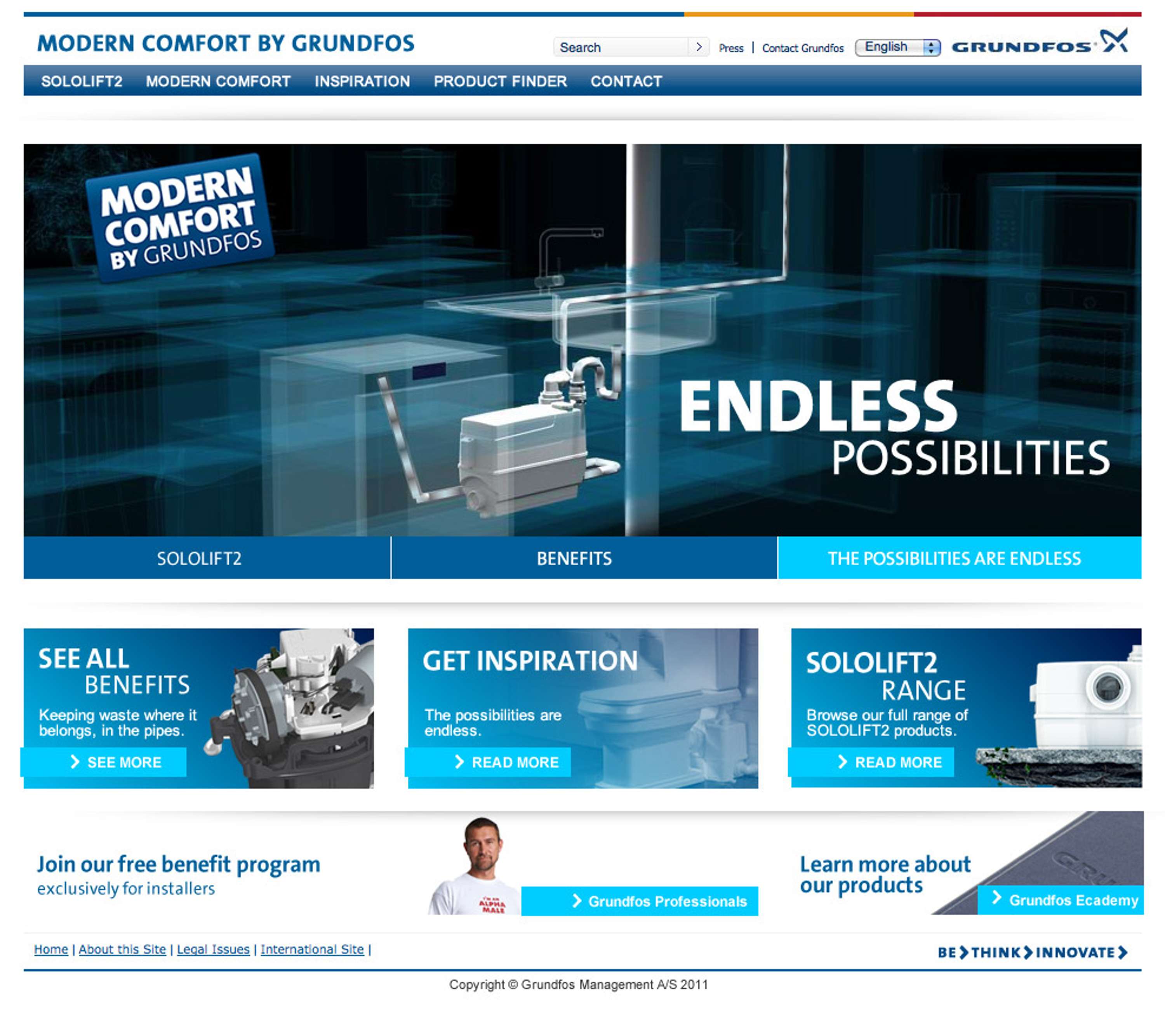 Grundfos - Freelance Front-End Web Development Project by Rafal Zerlak