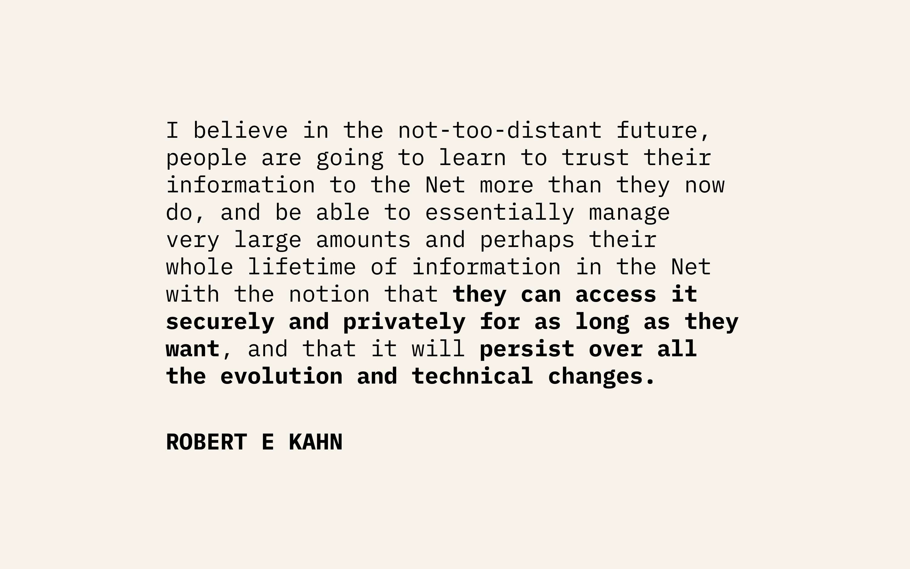 The Internet is ___ by Elijah De Luna