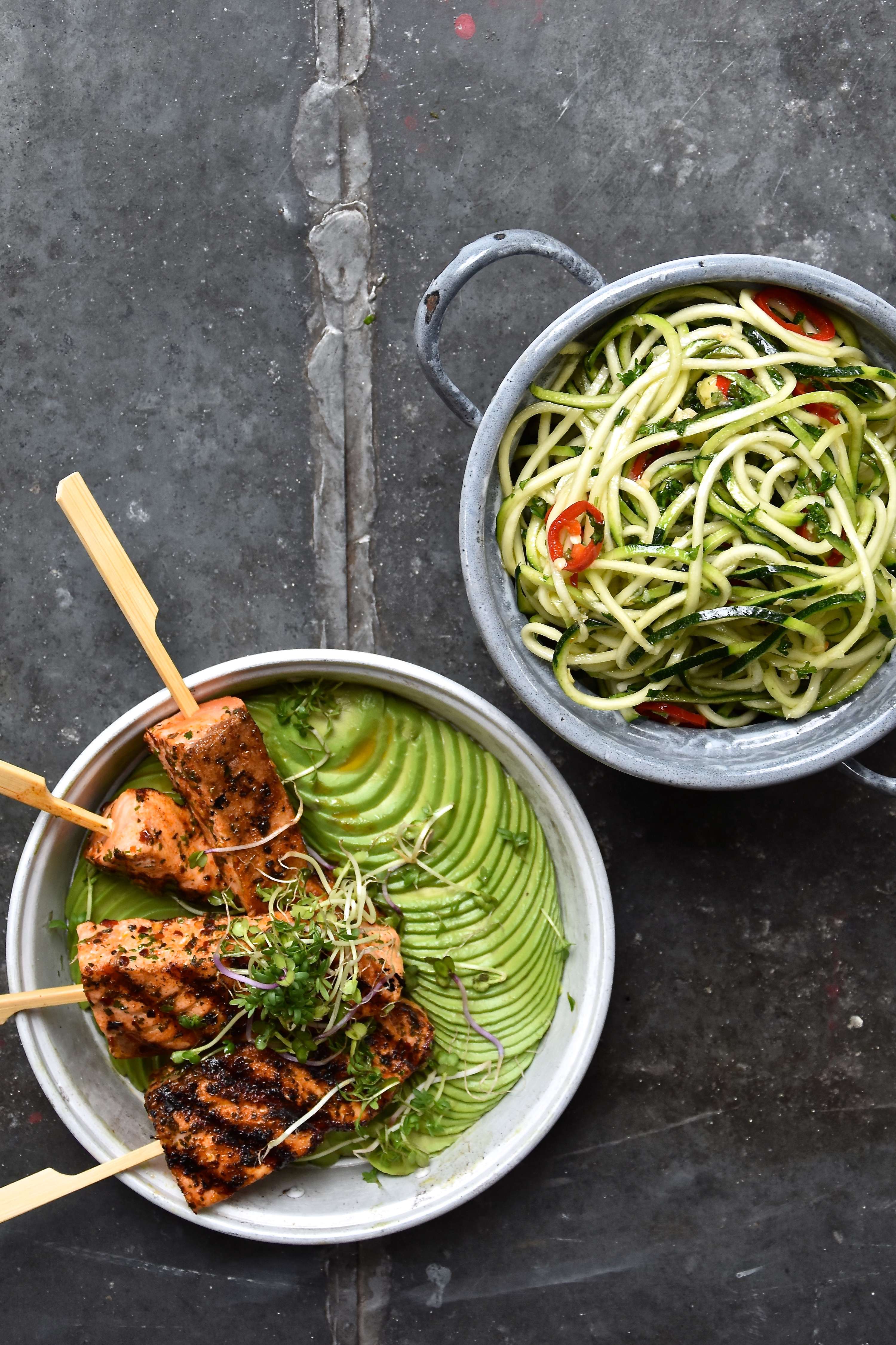 Cookbook and recipe writing for the World Avocado Association by Mina Miller
