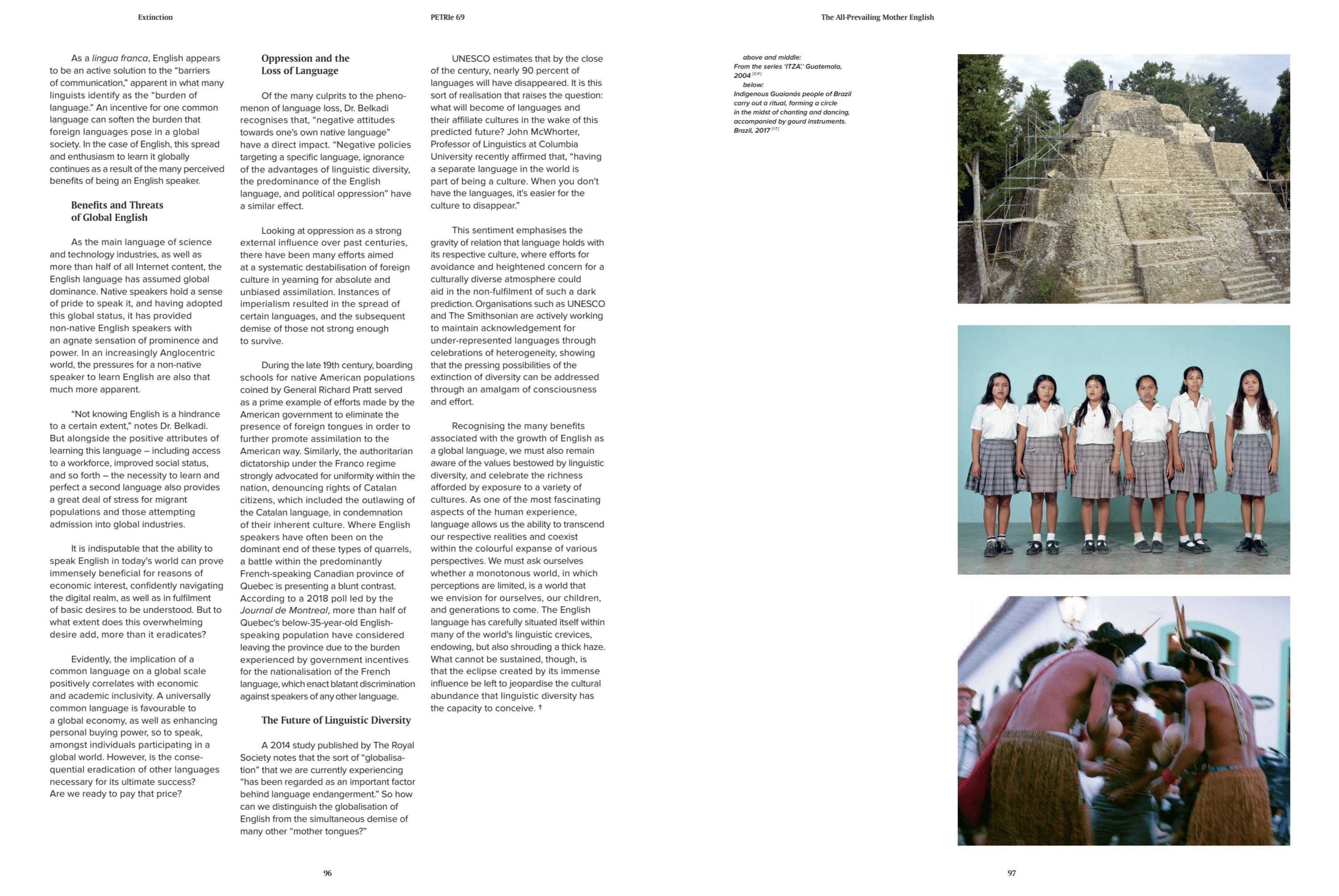 The All-Prevailing Mother English: PETRIE 69 Extinction- Print Issue by Jessica Gianelli