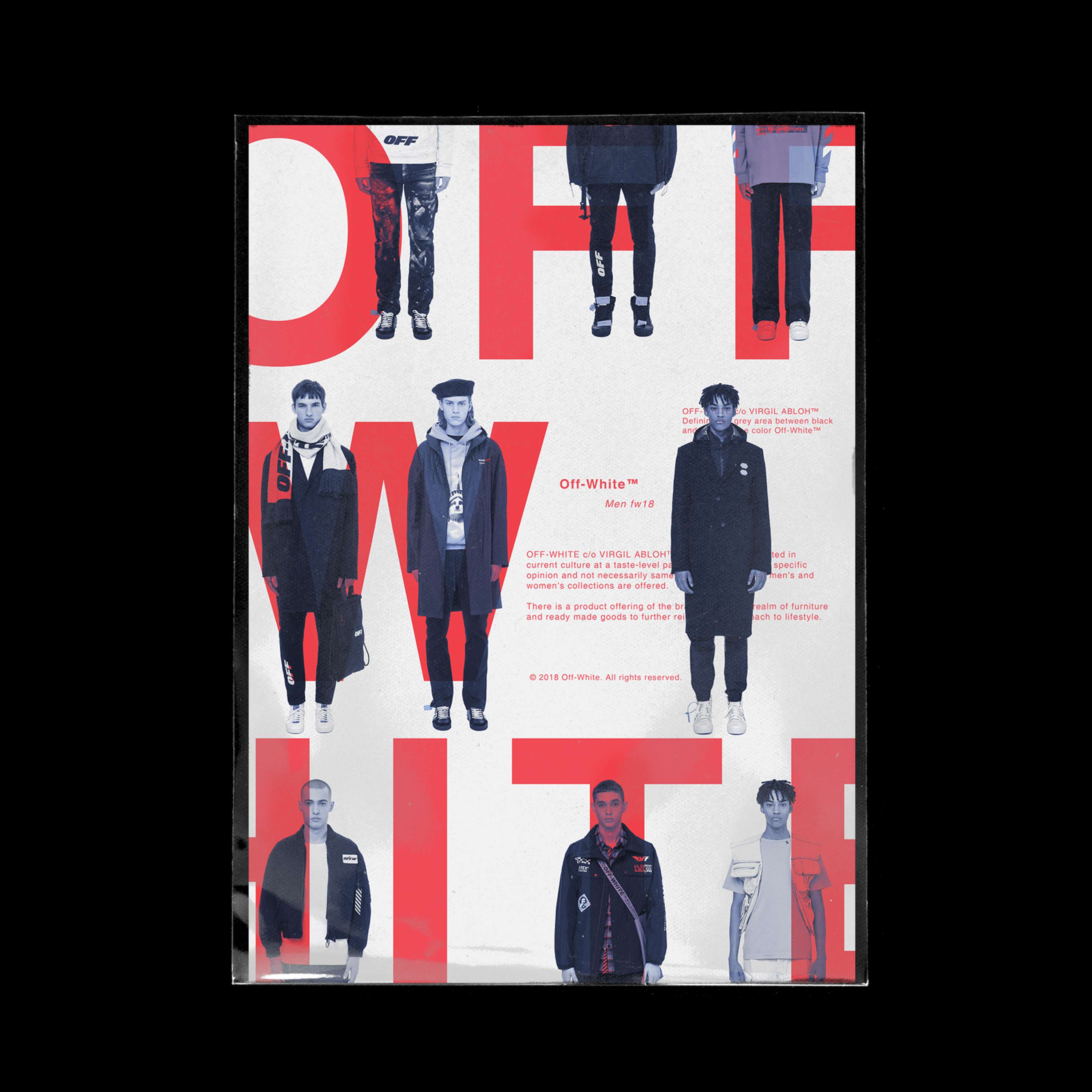 Off White - Three Part Poster Series by Ernestas Gecas