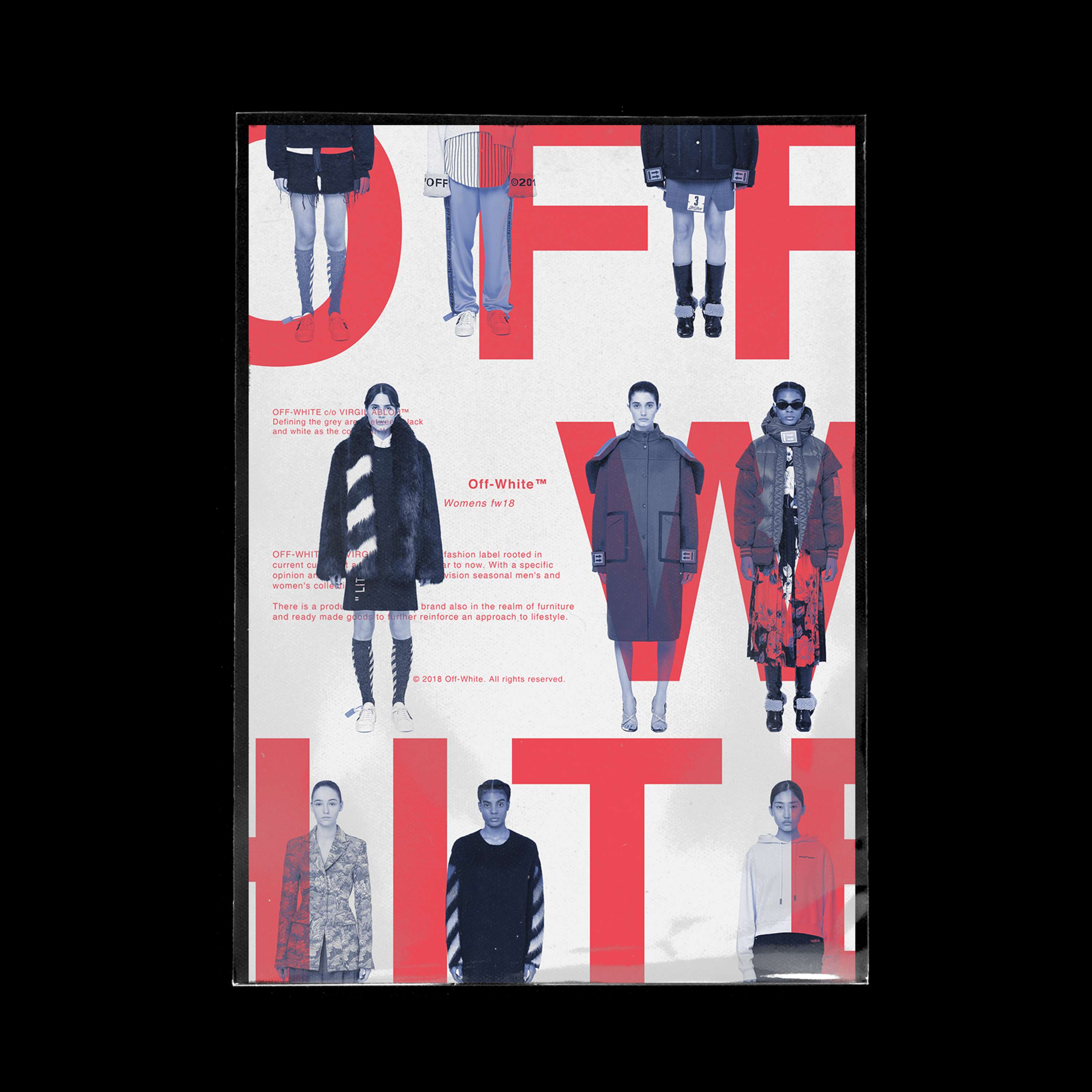 Off White - Three Part Poster Series by Ernestas Gecas