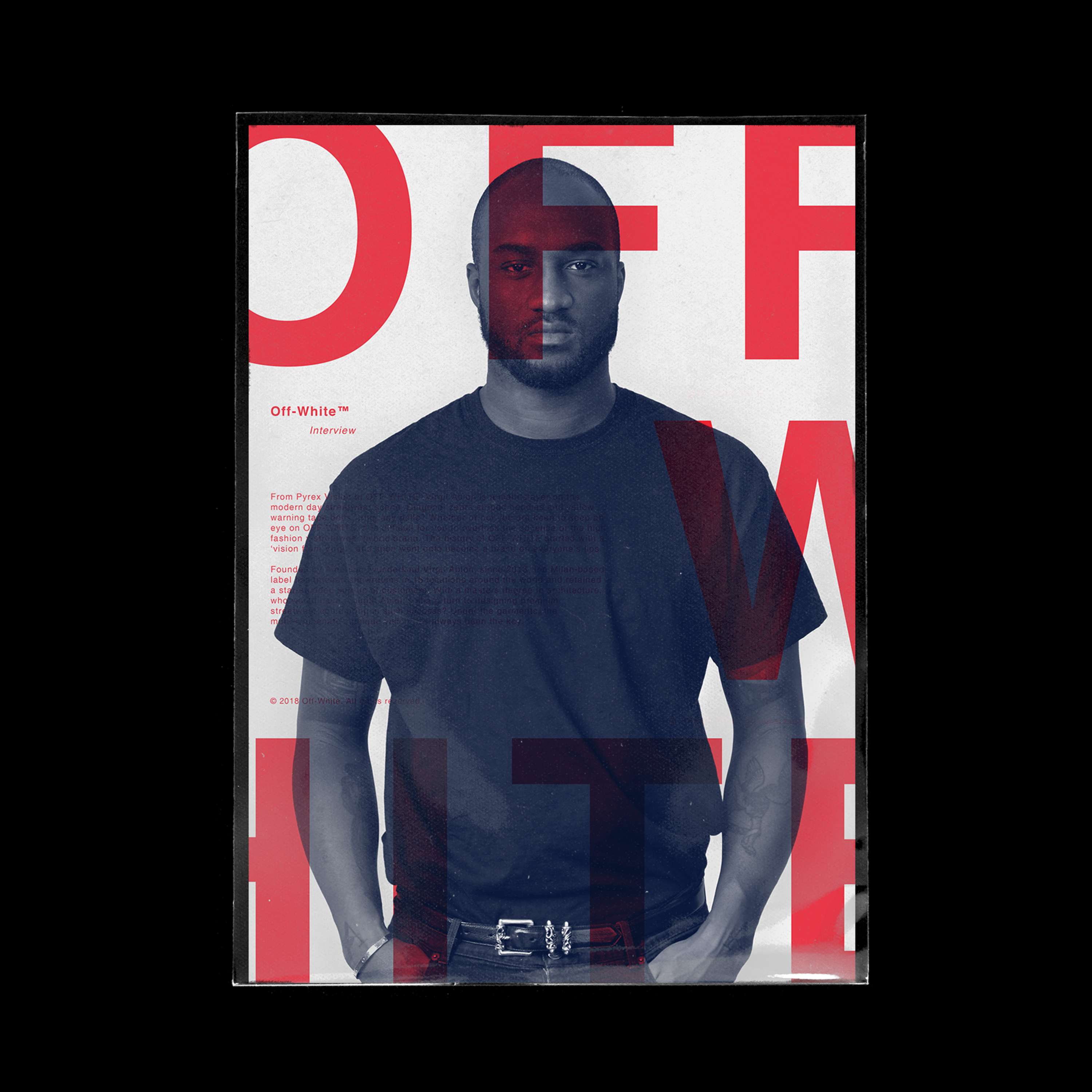 Off White - Three Part Poster Series by Ernestas Gecas