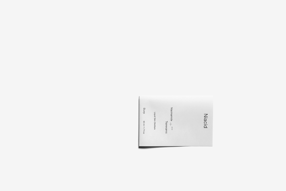 Niacid by Slurp Skincare Formula by bagstudios