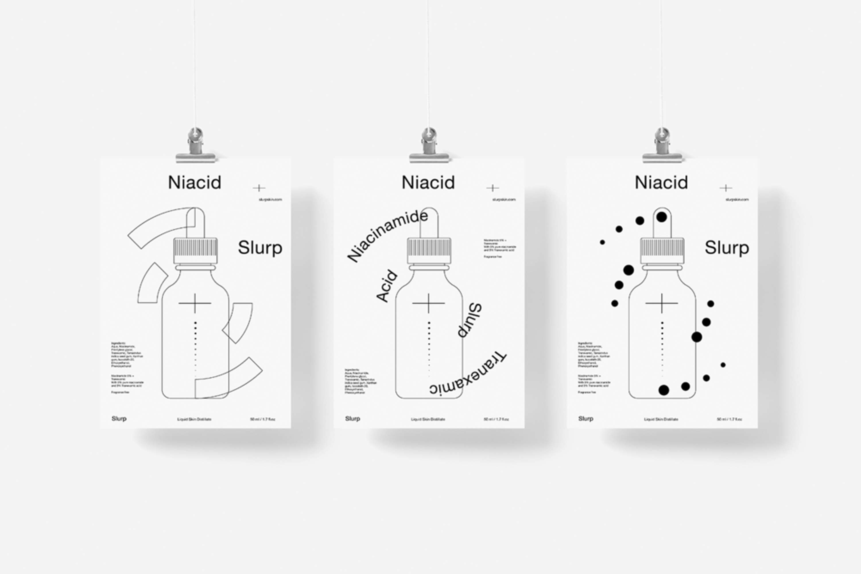 Niacid by Slurp Skincare Formula by bagstudios