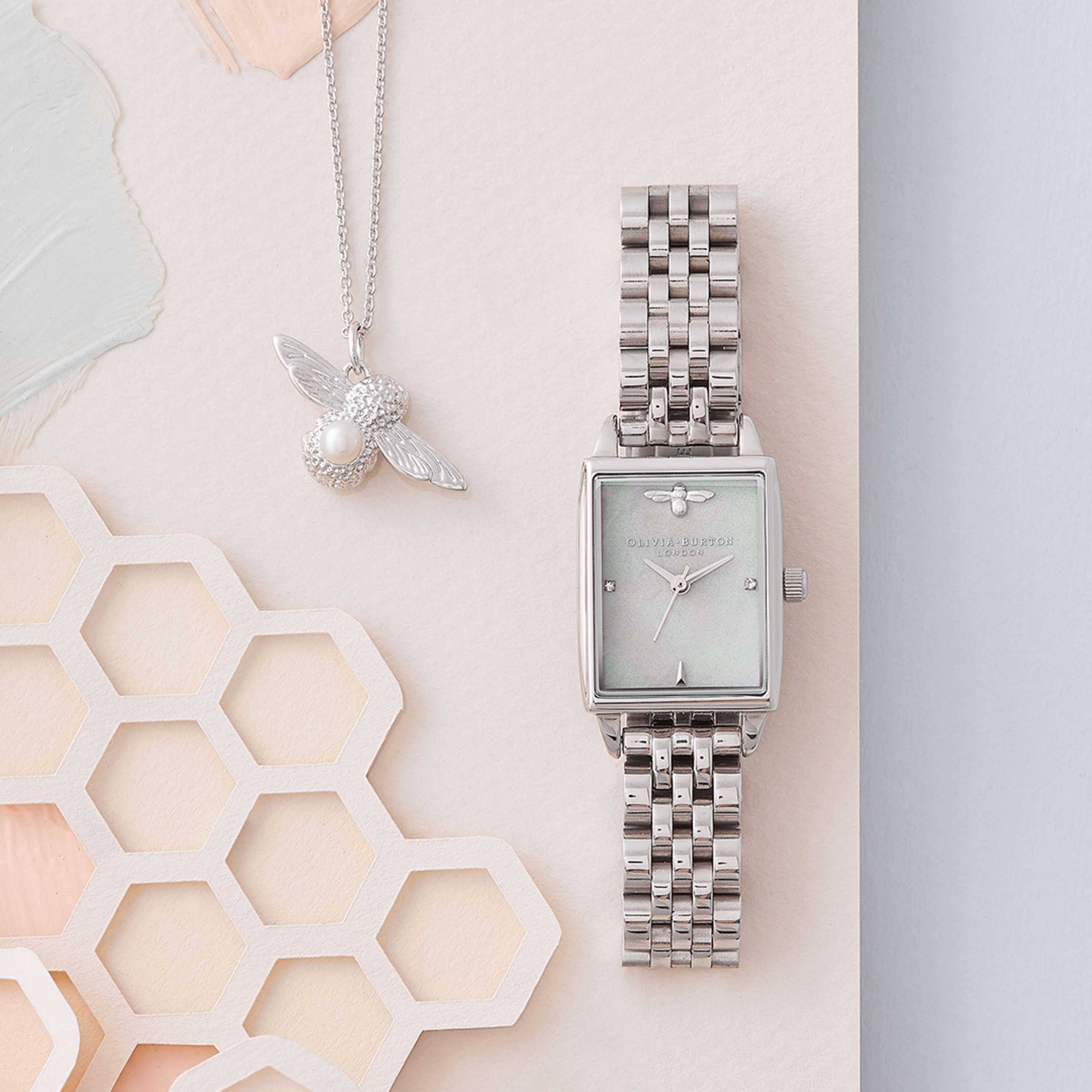 Olivia burton shop bee hive watch