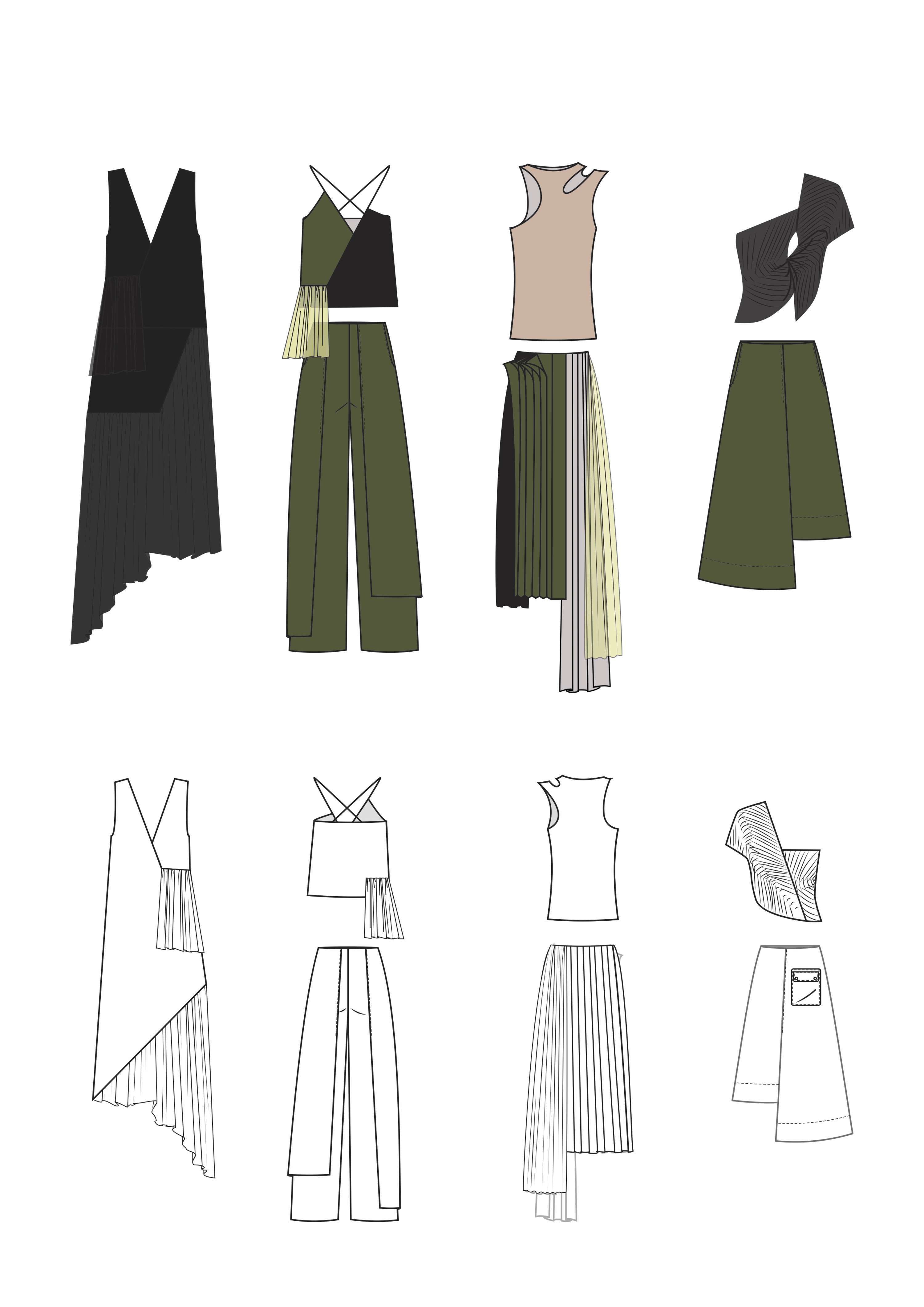 Pleats In Architecture & Nature by Sophie Jones