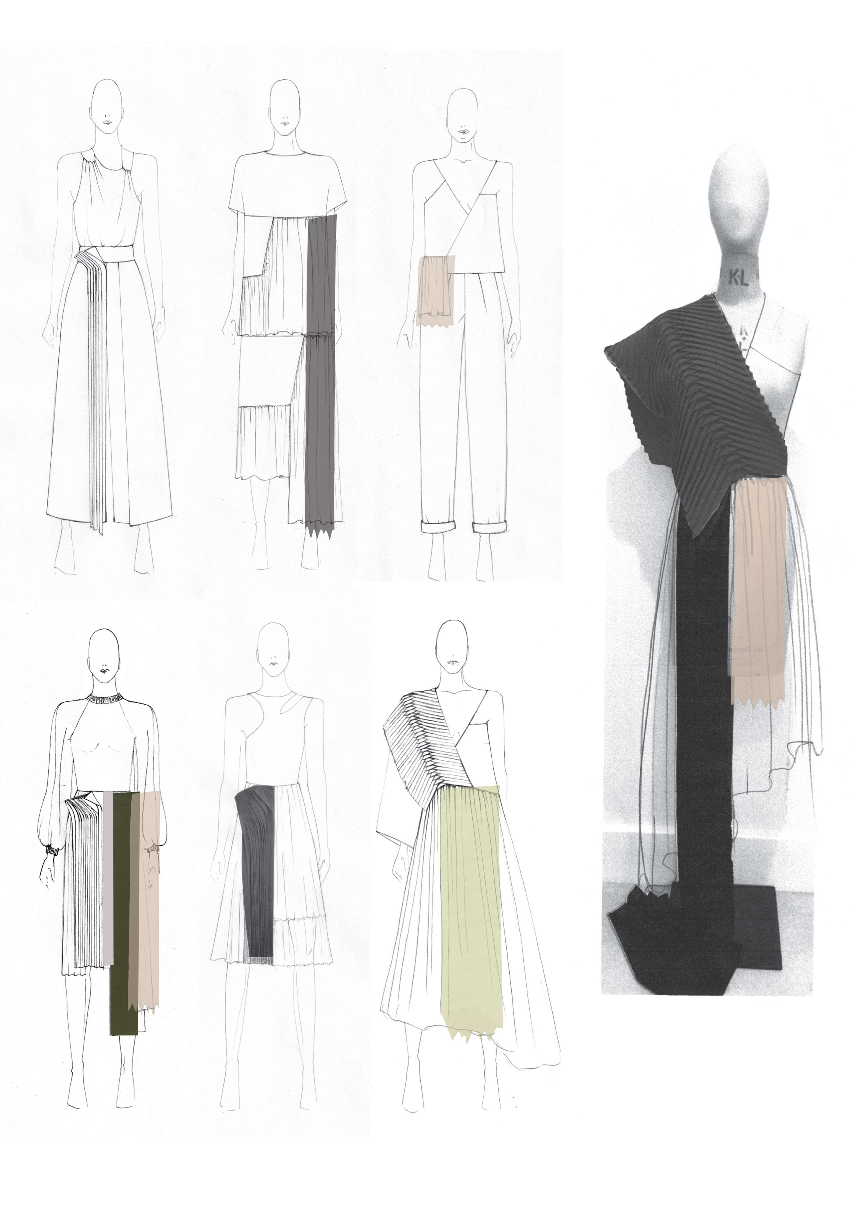 Pleats In Architecture & Nature by Sophie Jones