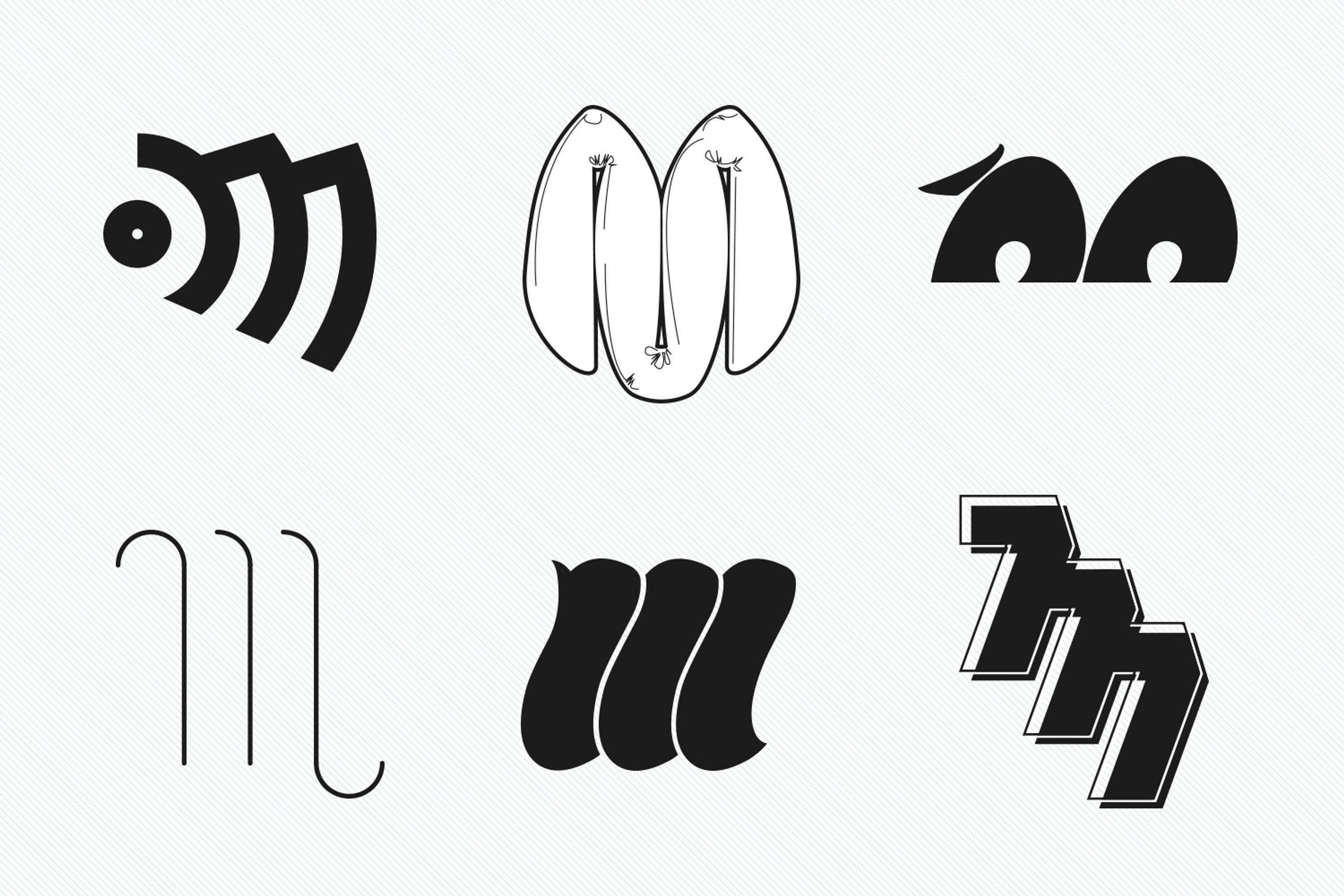 Creative type design experiments by David Jackson