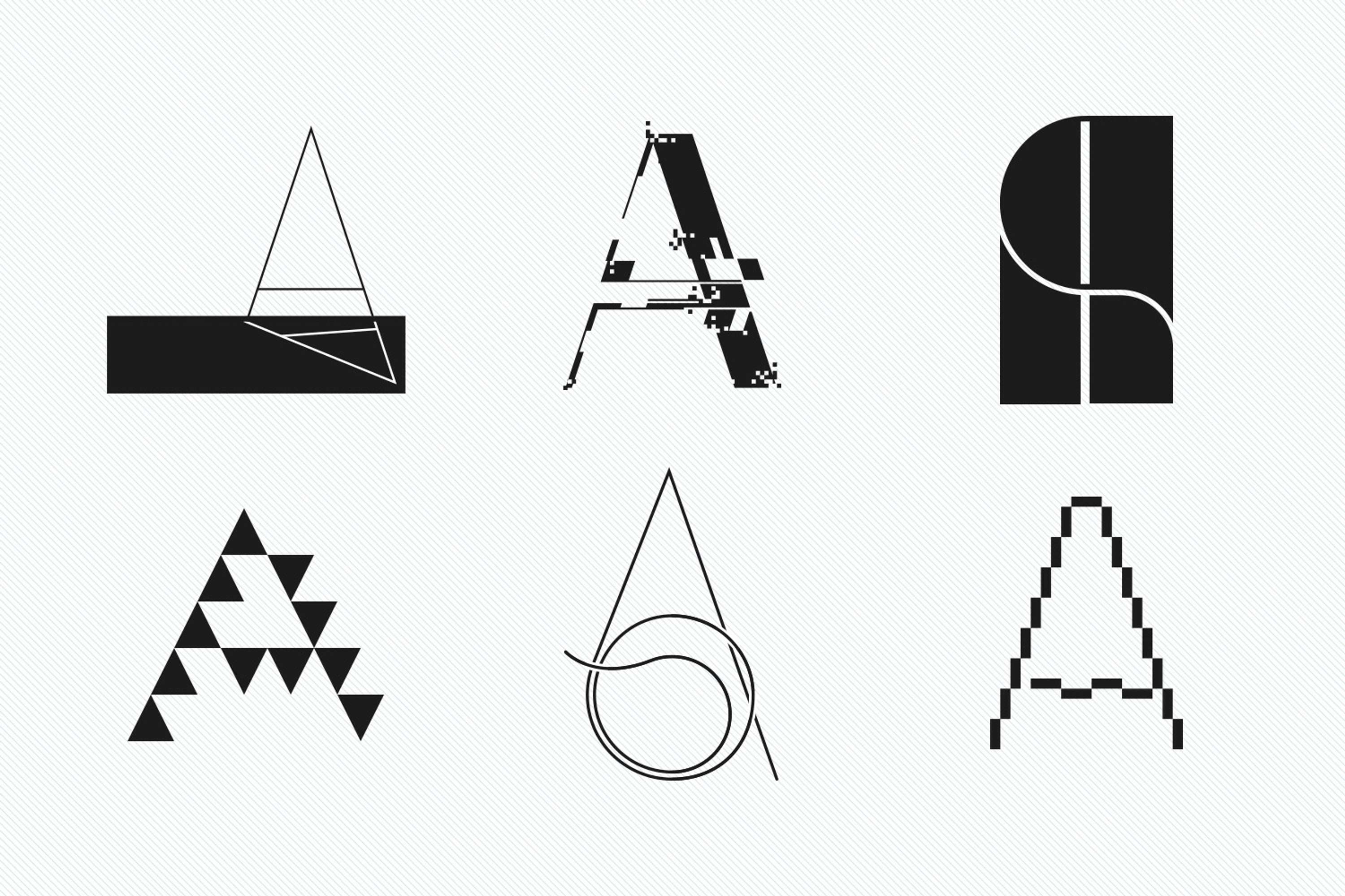Creative type design experiments by David Jackson