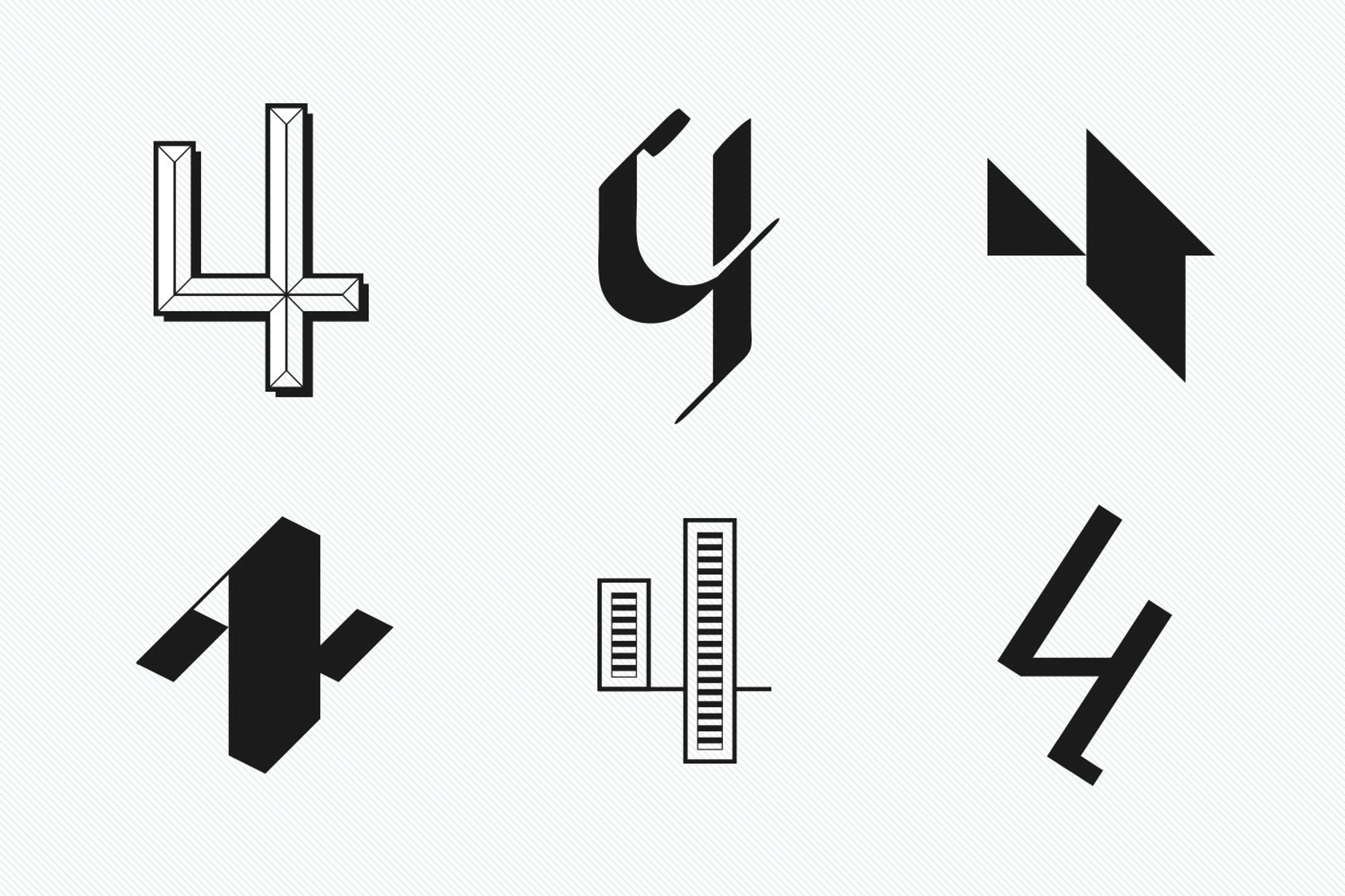 Creative type design experiments by David Jackson
