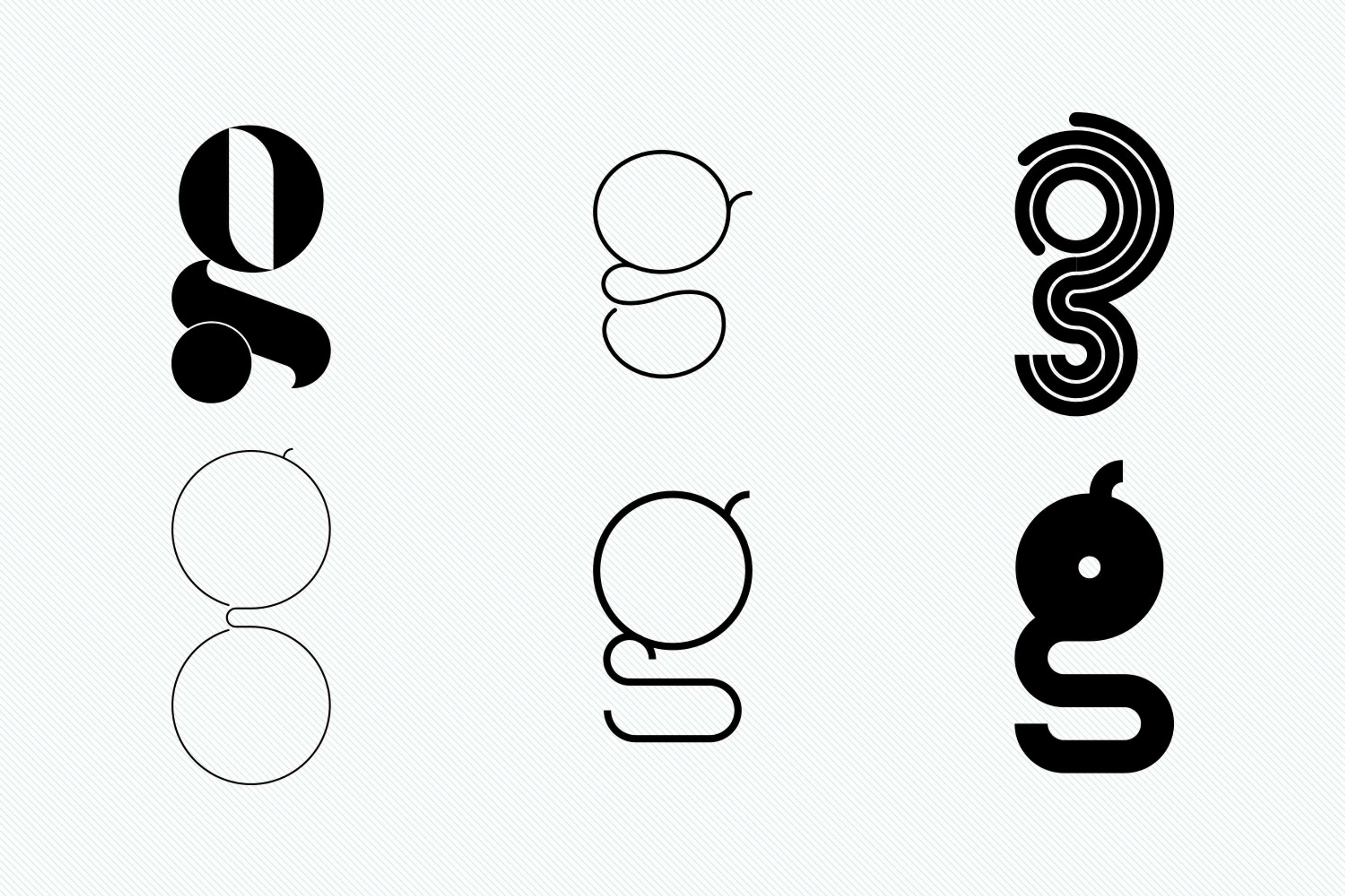 Creative type design experiments by David Jackson