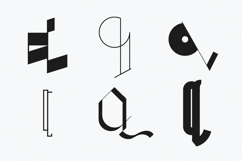 Creative type design experiments by David Jackson