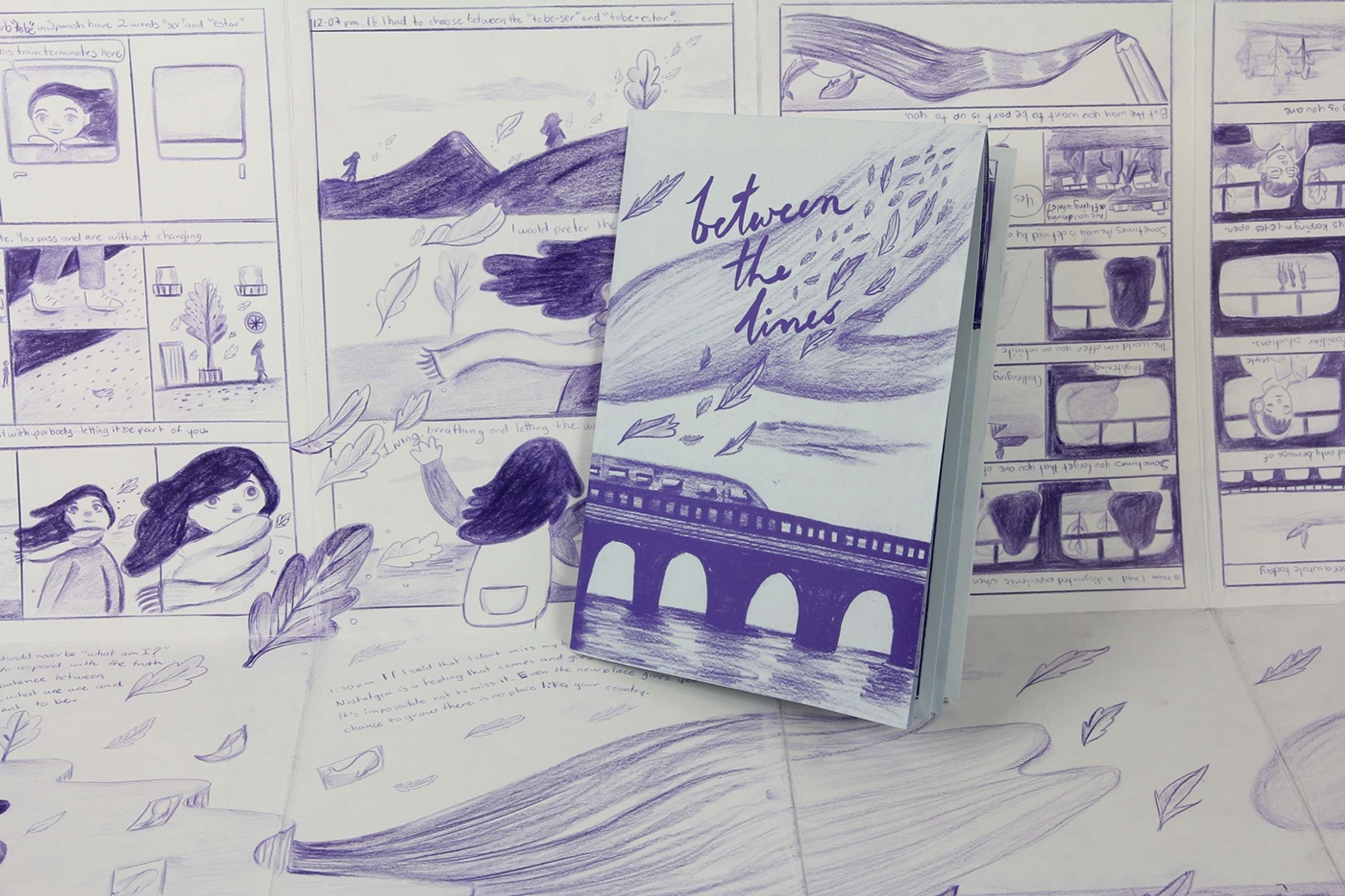 Between the lines by Ximena Martinez