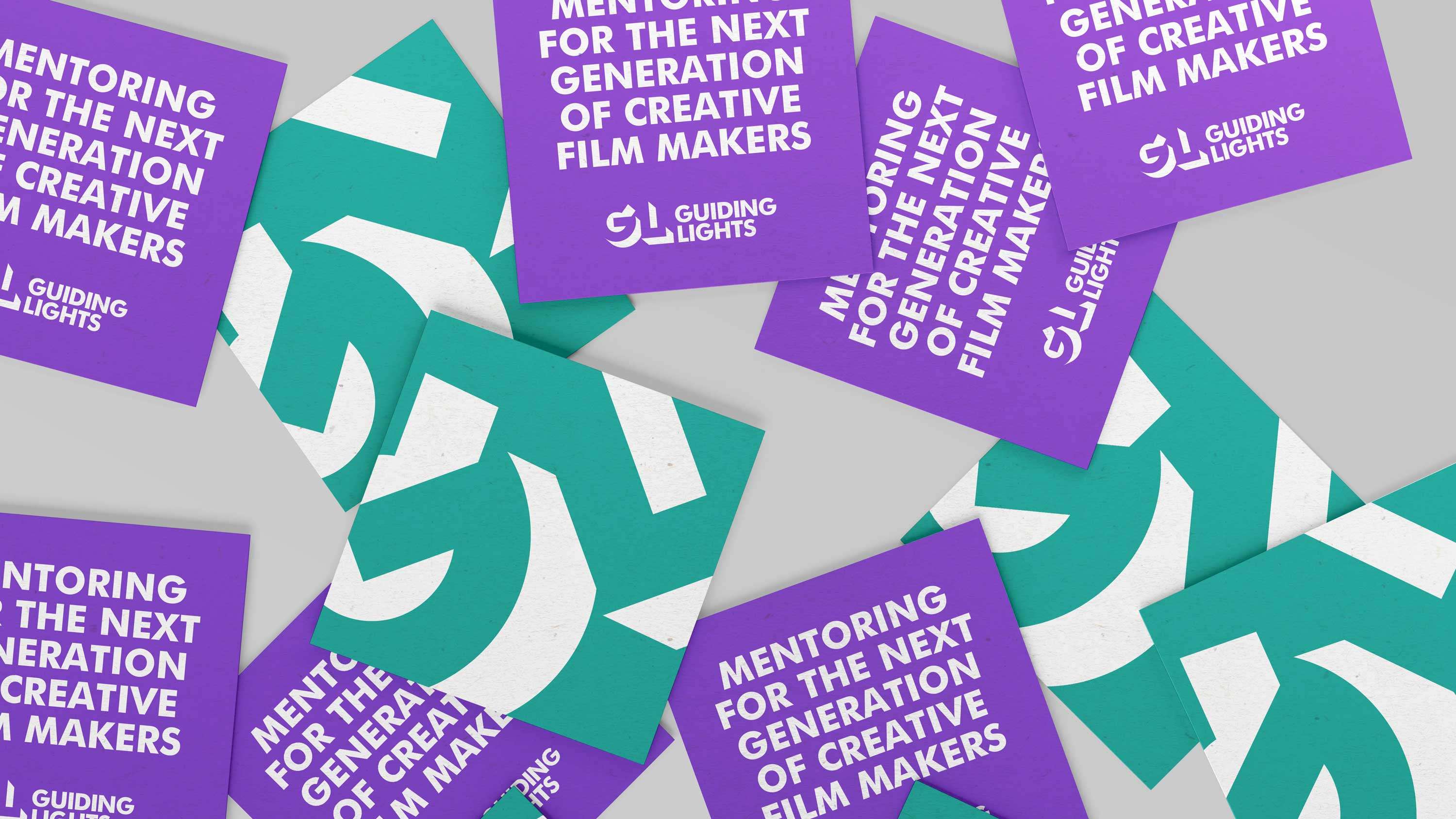 Guiding Lights programme identity by Eddie Stuart