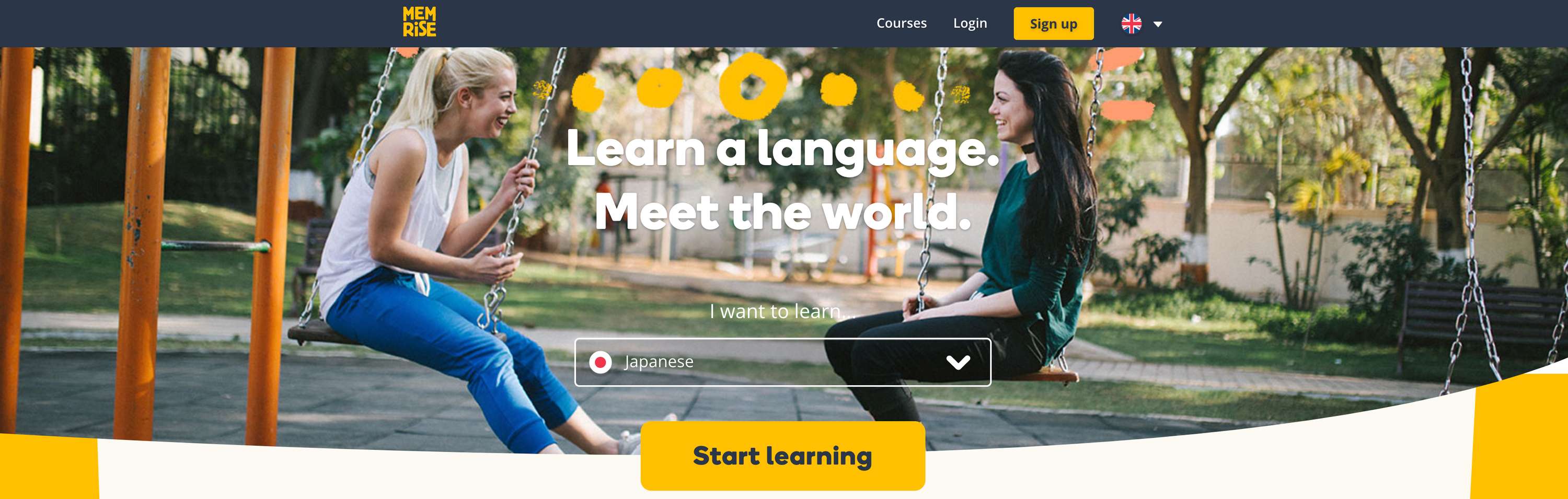Memrise strap line by Luke Leighfield