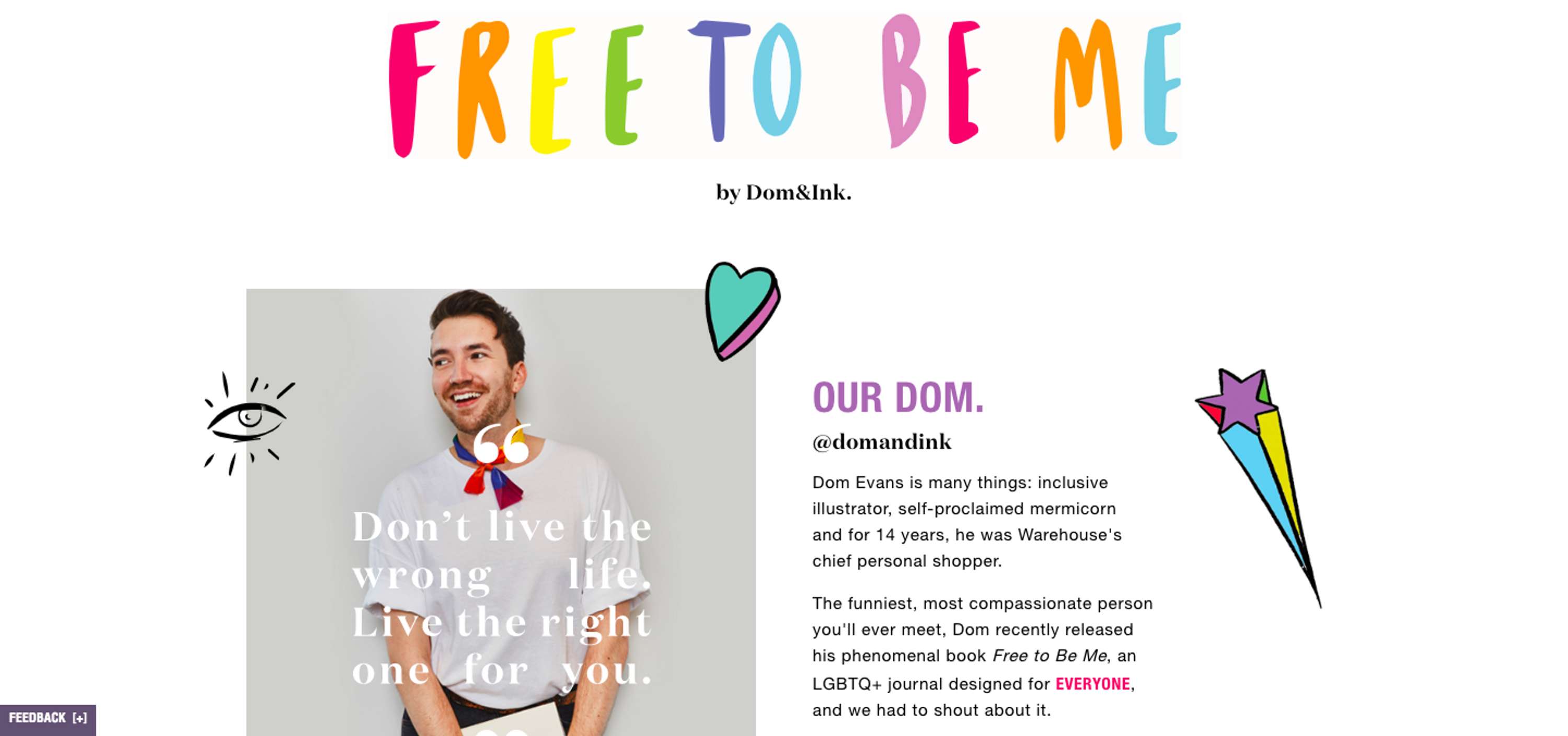 Pride 2019 with Dom&Ink by Zoe Coxon
