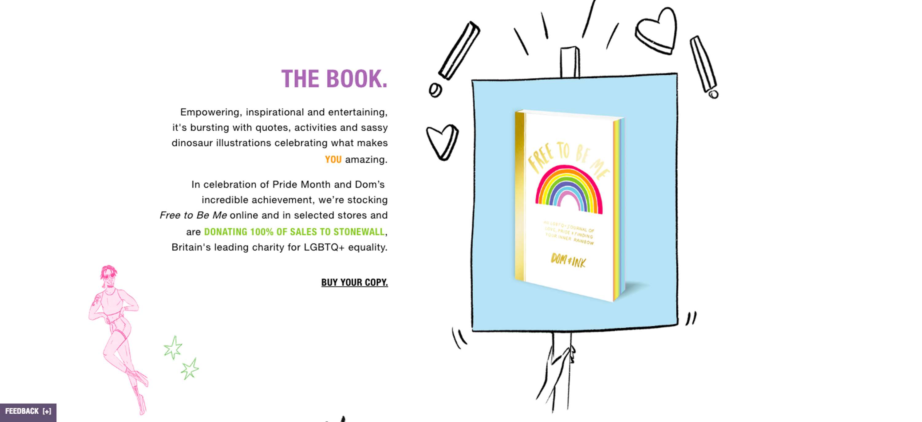 Pride 2019 with Dom&Ink by Zoe Coxon