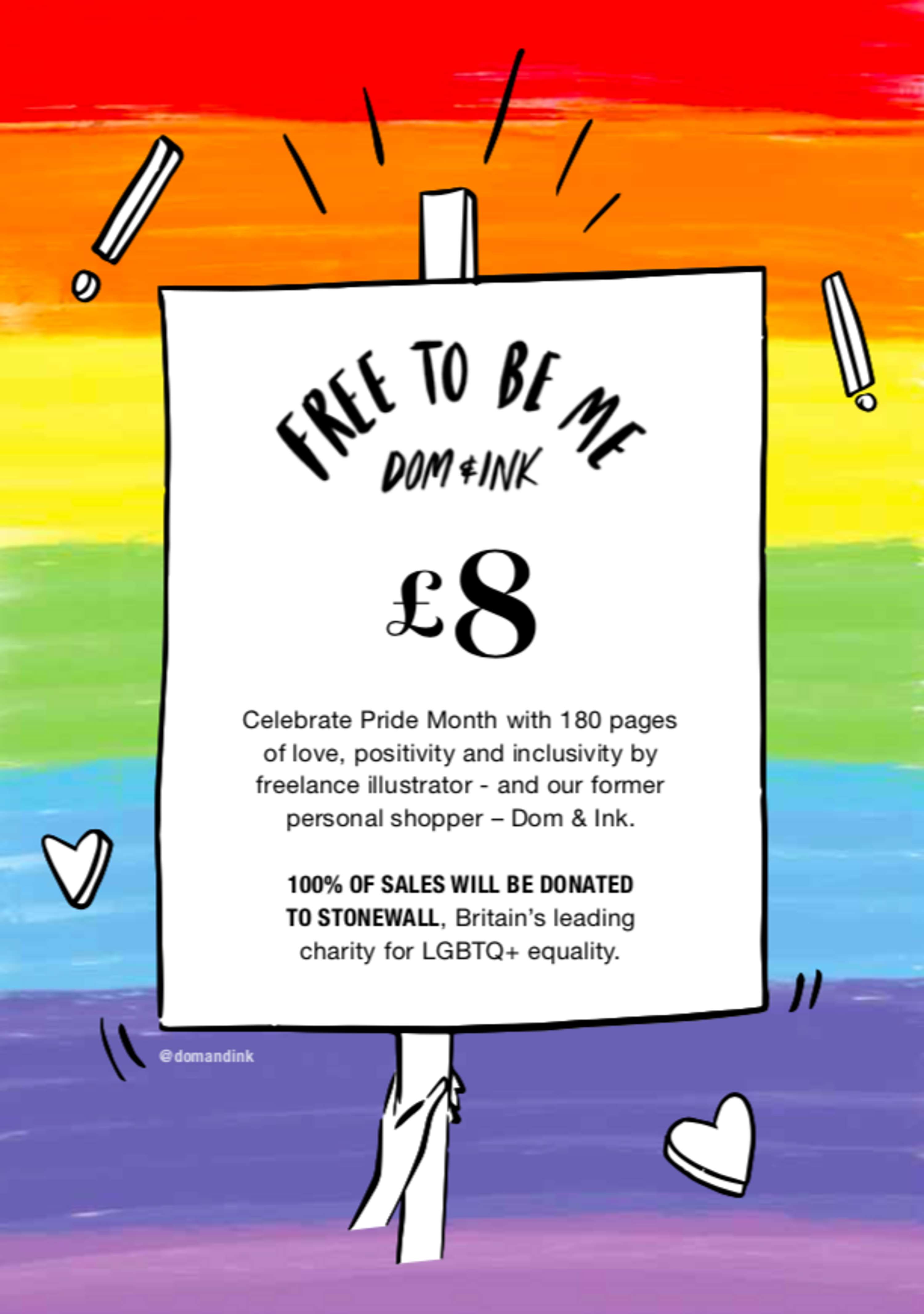 Pride 2019 with Dom&Ink by Zoe Coxon