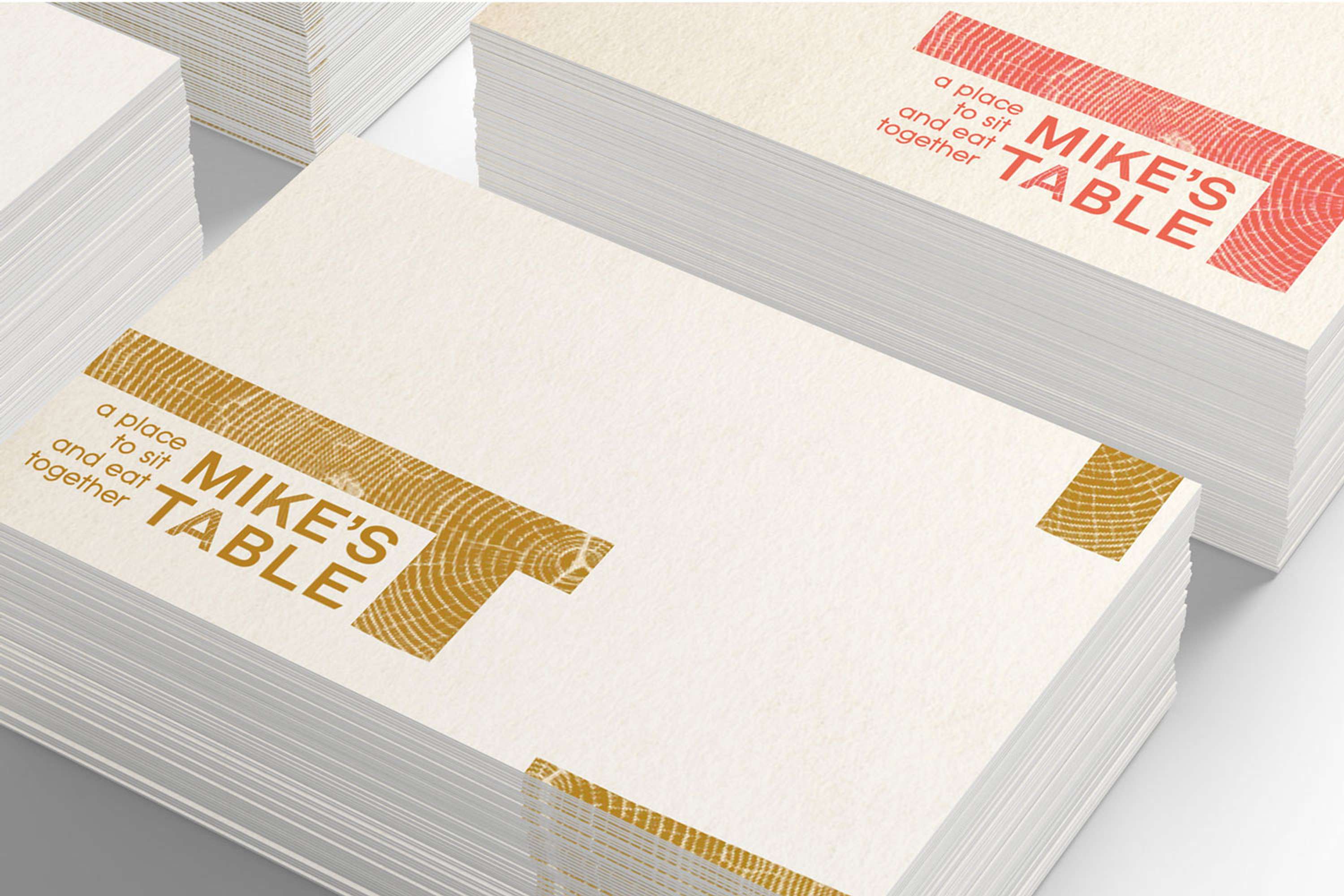 Mike's Table: Brand Identity Design by Lee Simmons