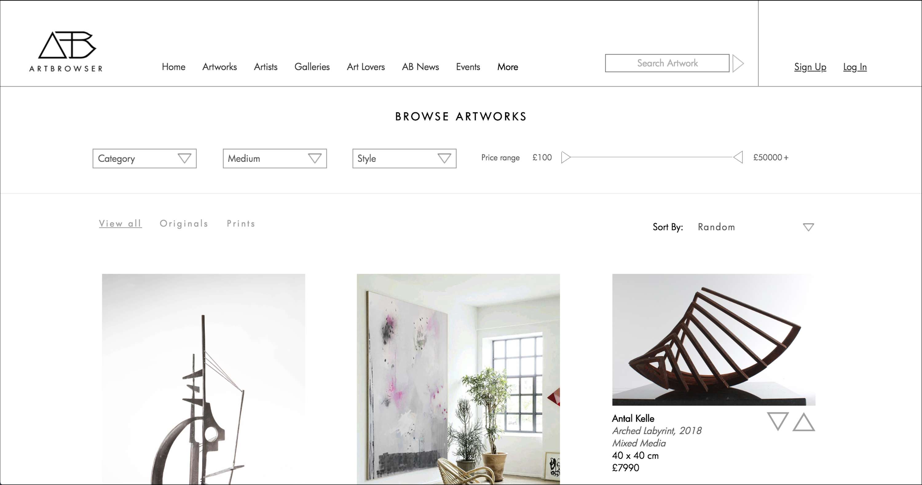 ArtBrowser - Branding & Creative Direction by - Eccentric O -