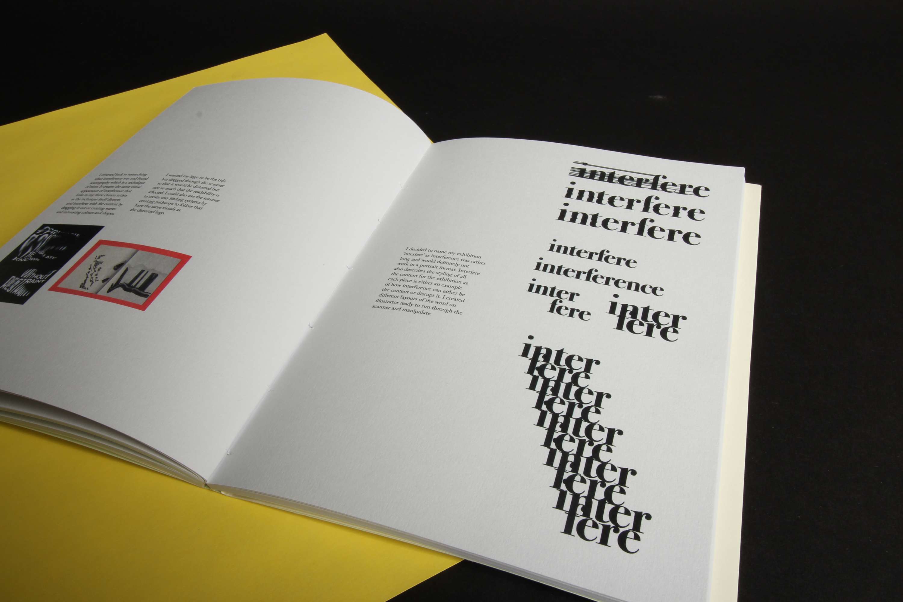 Process Books by Yazmine Rackham